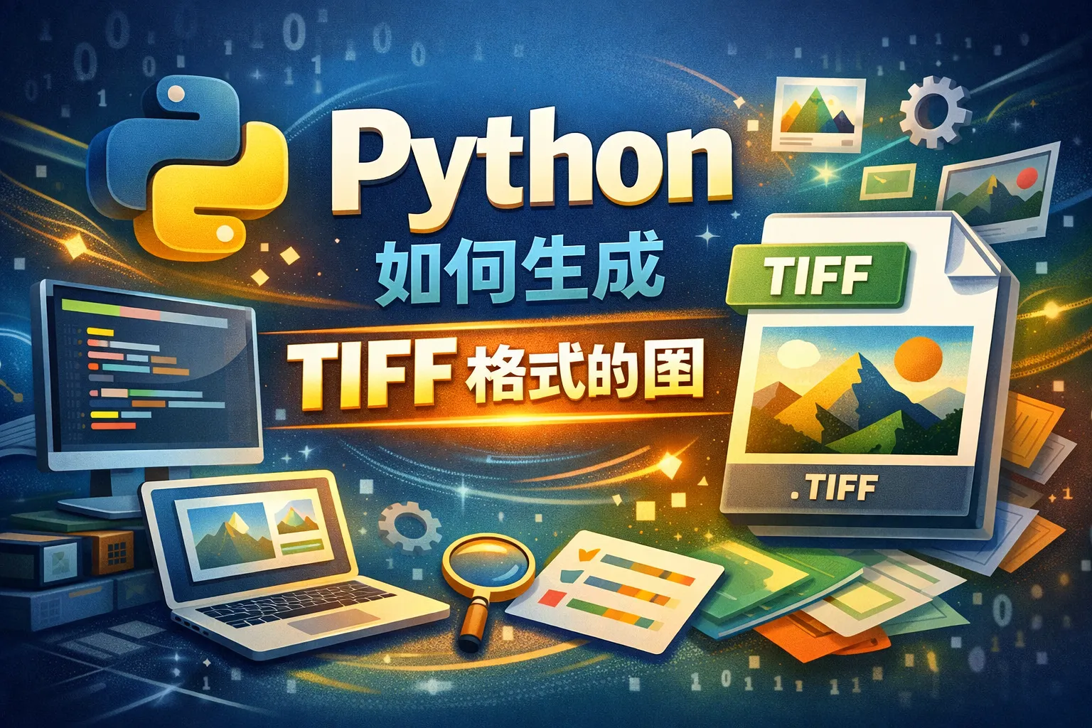python如何生成tiff格式的图