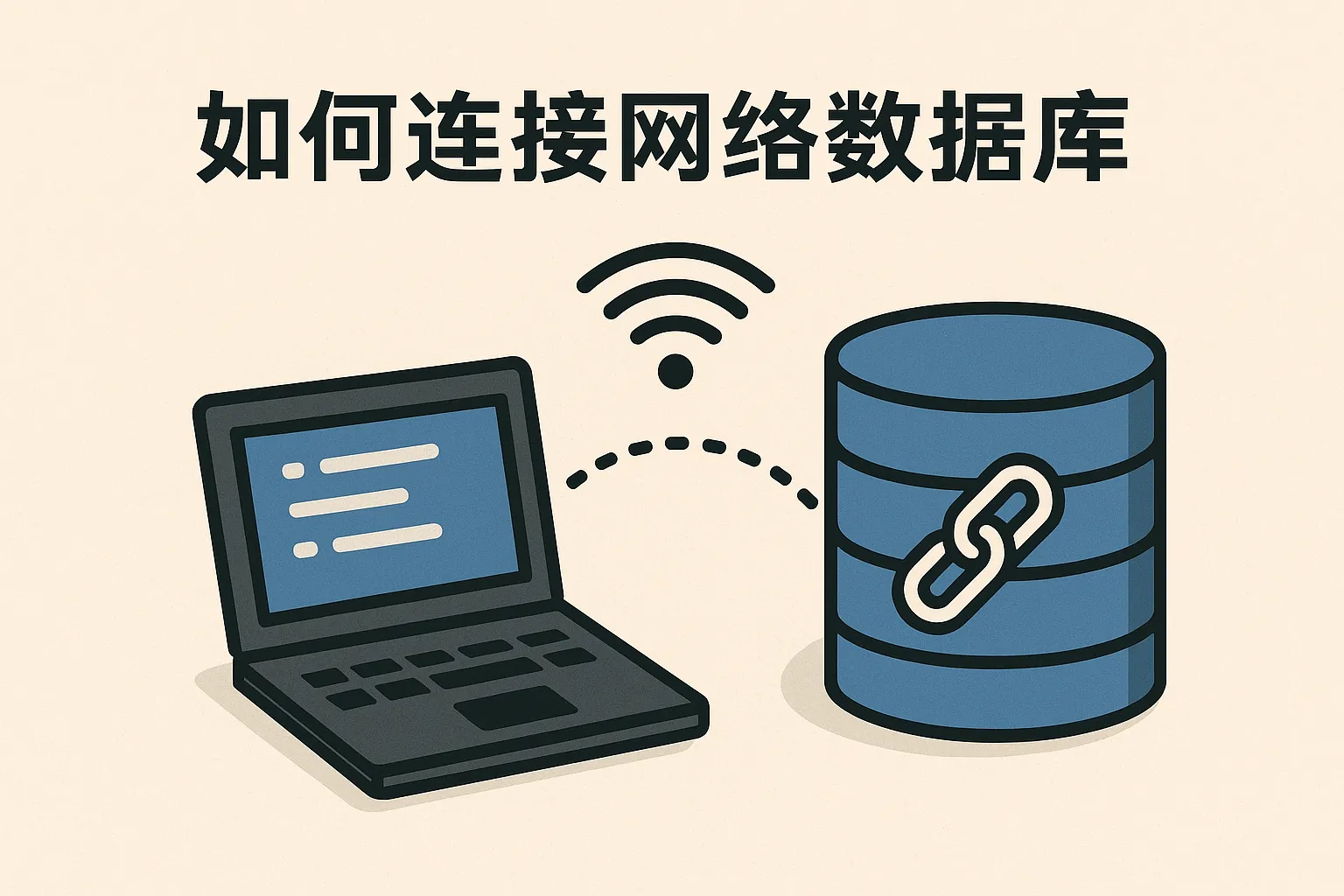 怎么链接网络数据库