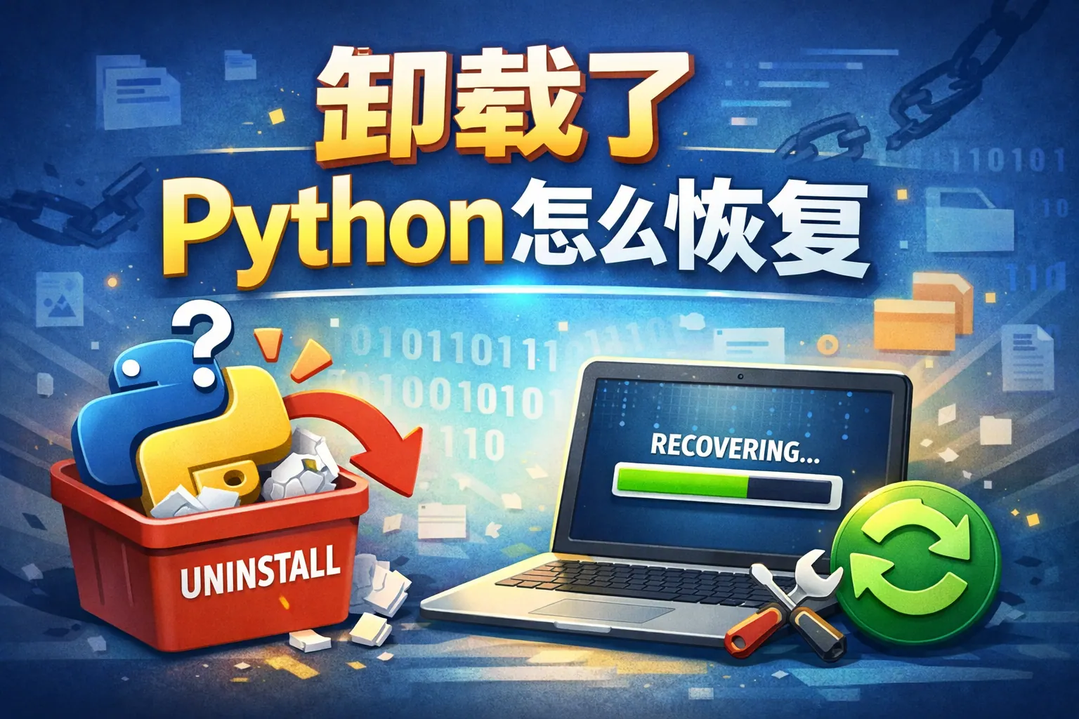 卸载了python怎么恢复