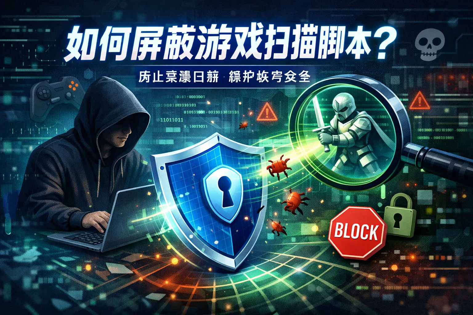 如何屏蔽游戏扫描脚本