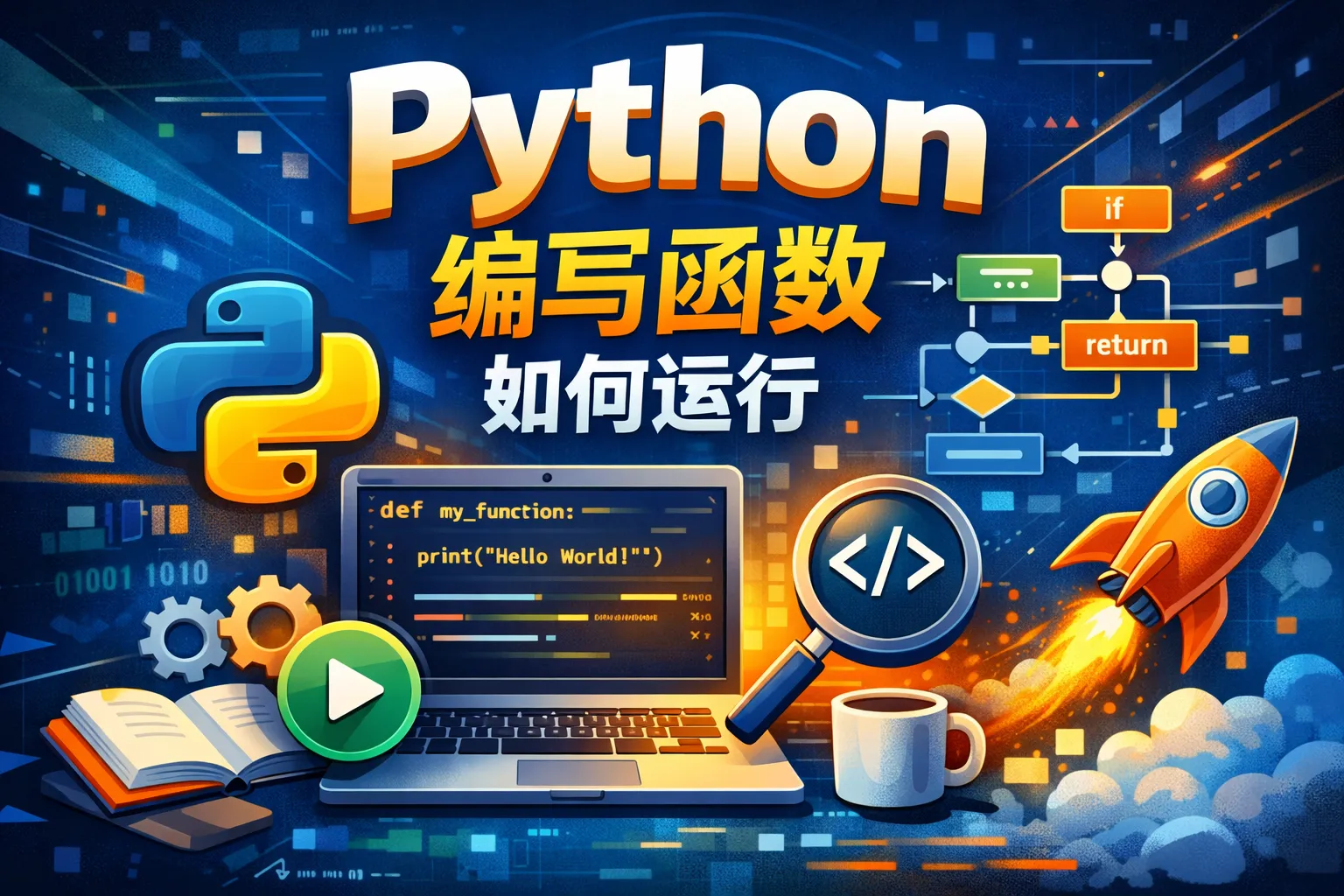 python 编写函数如何运行