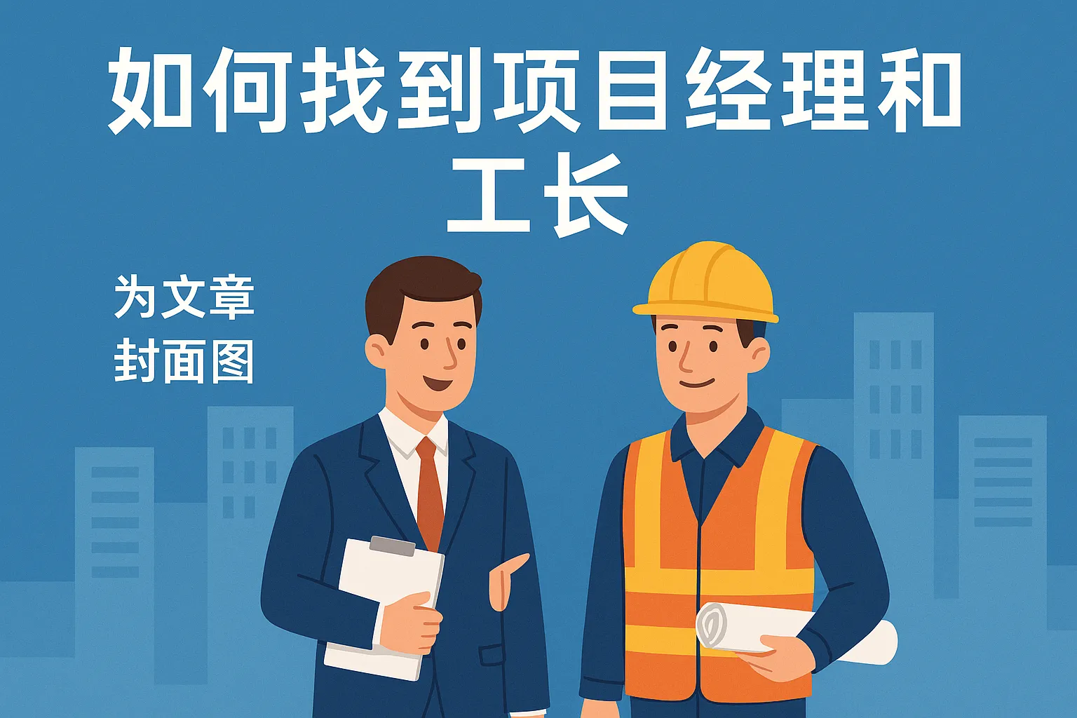 如何找到项目经理和工长