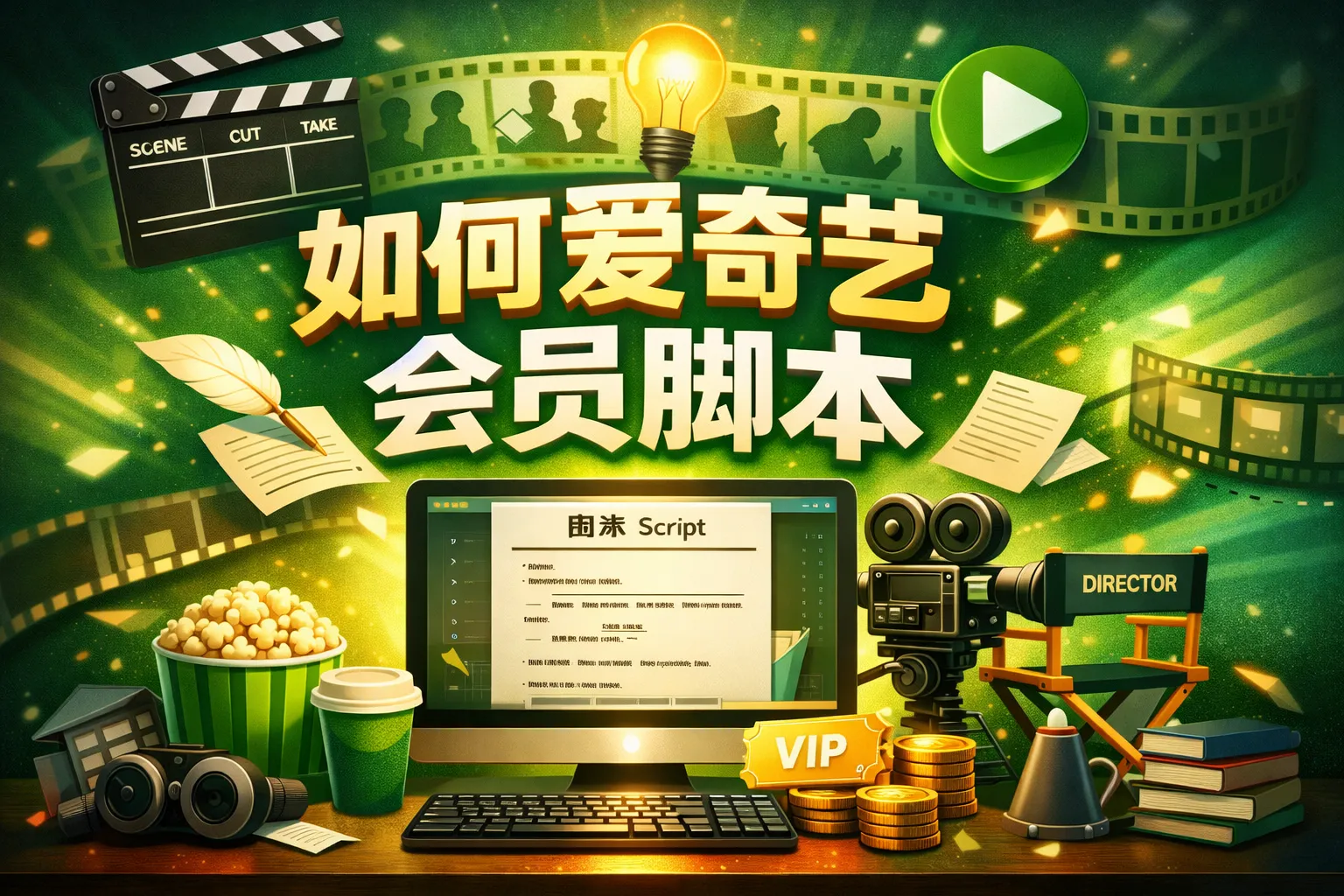 如何写爱奇艺会员脚本