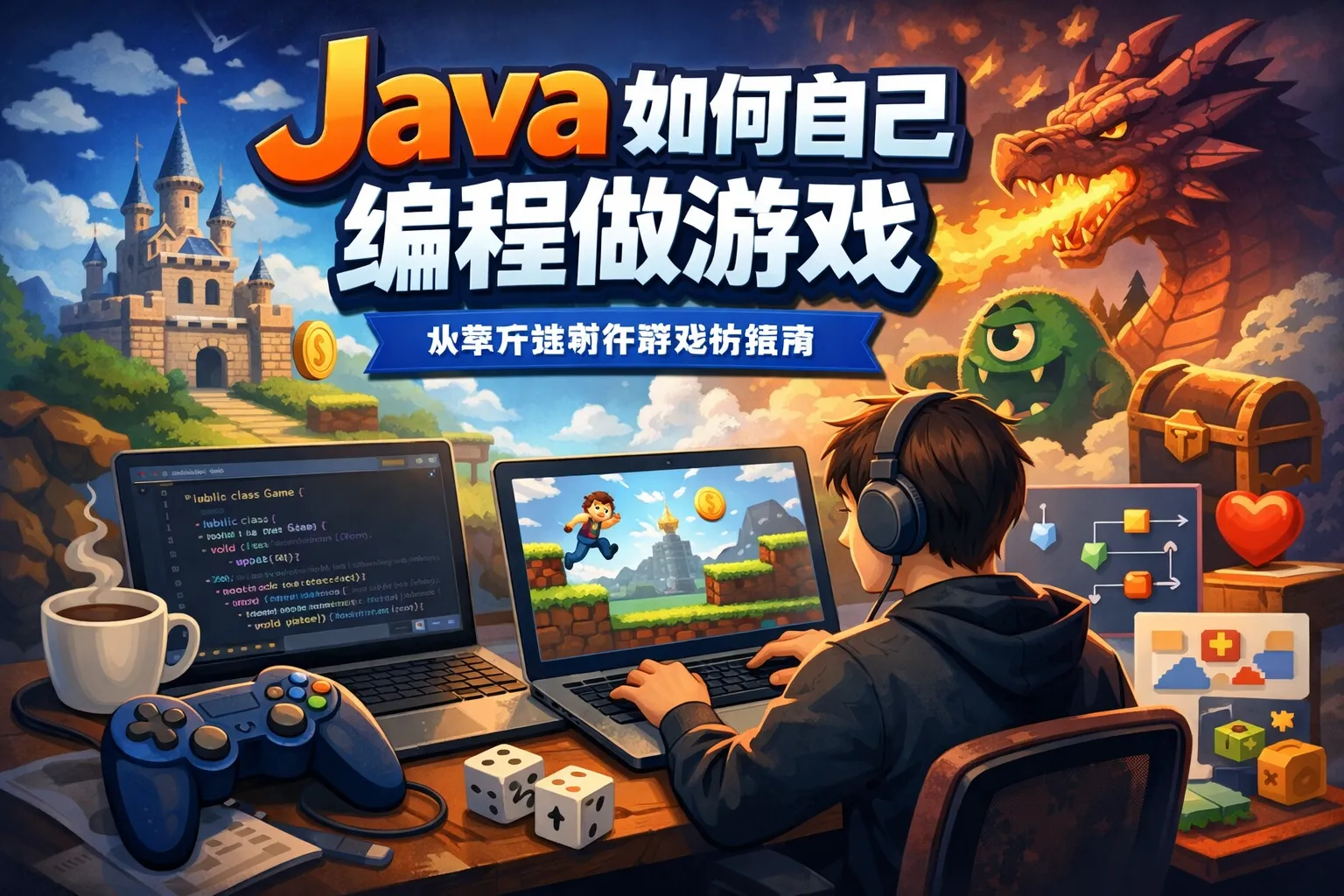 java如何自己编程做游戏
