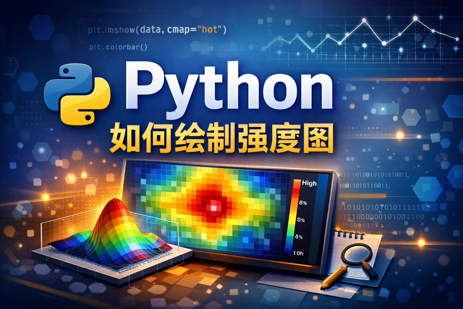 python如何绘制强度图