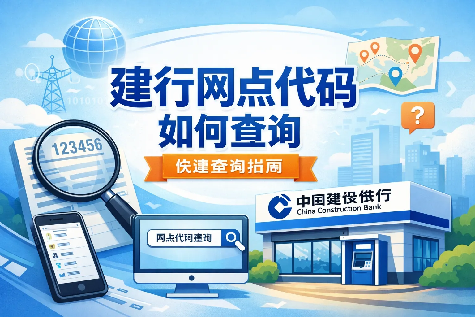 建行网点代码如何查询