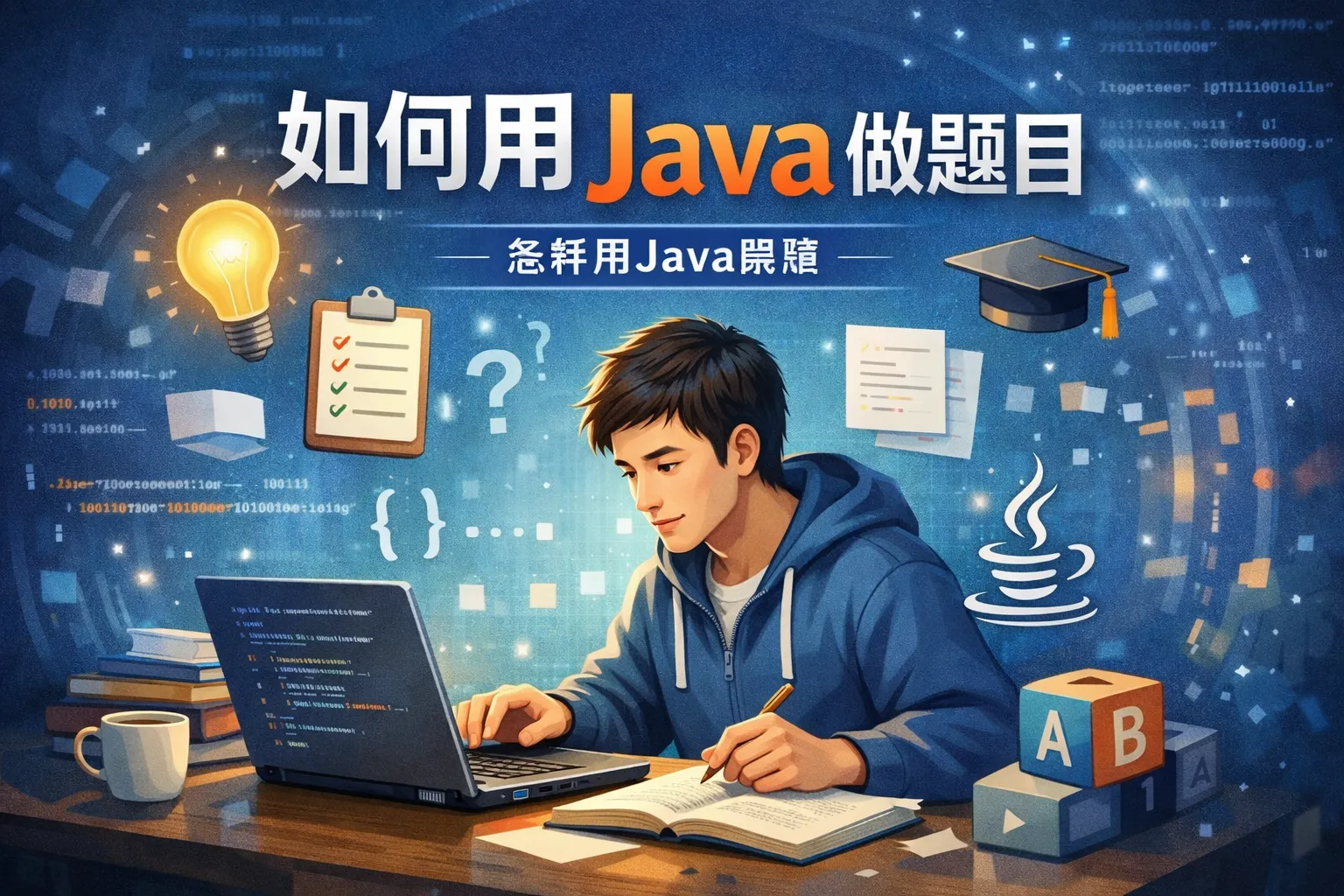 如何用Java做题目