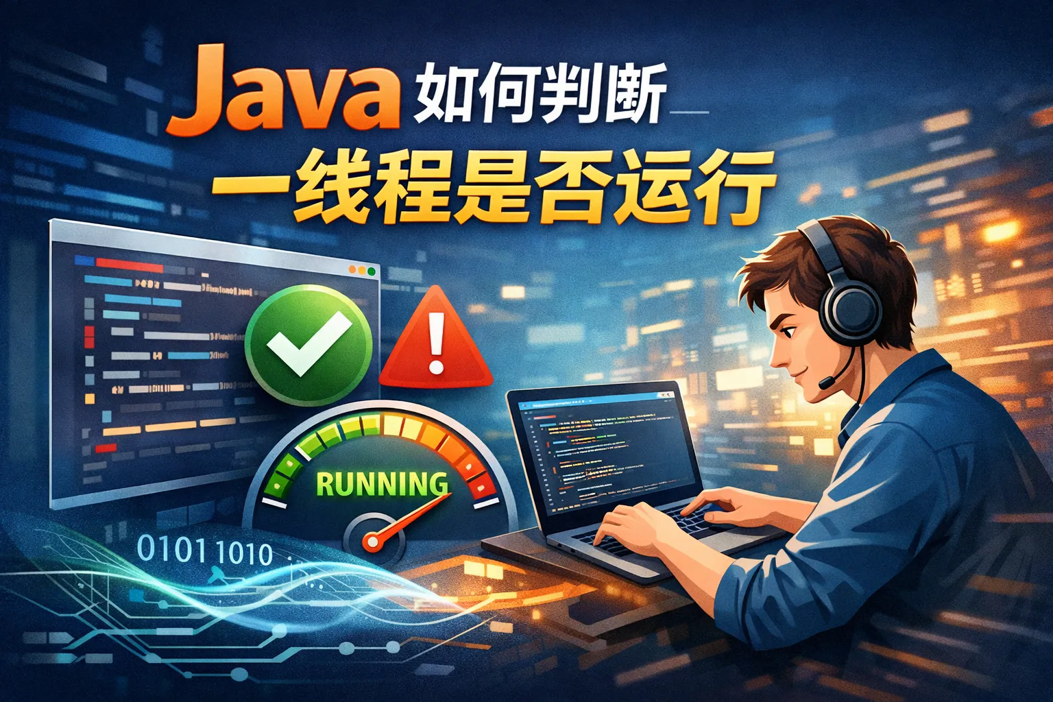 java如何判断一线程是否运行