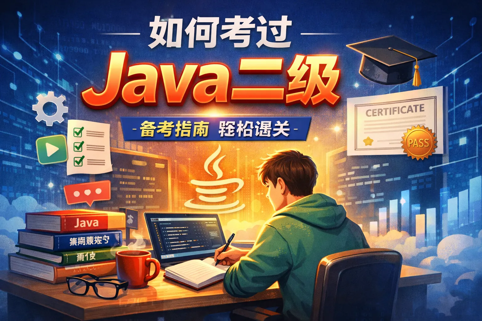 如何考过java二级