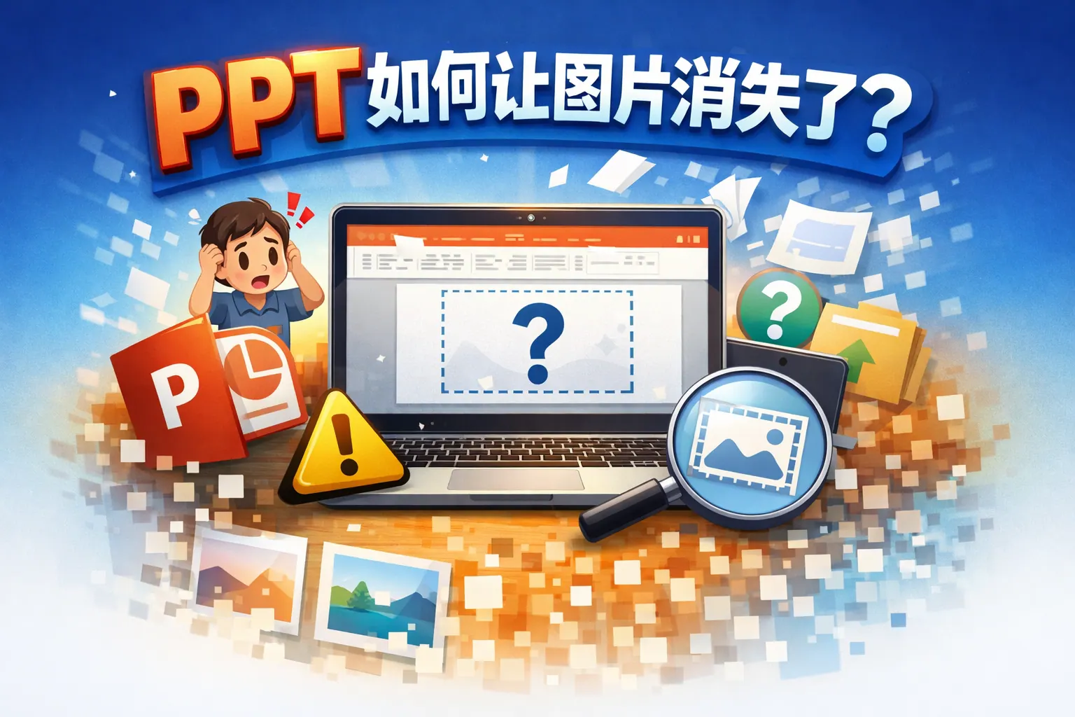ppt如何让图片消失了