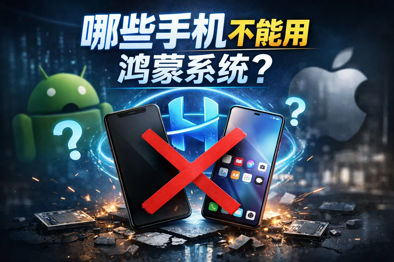 哪些手机不能用鸿蒙系统