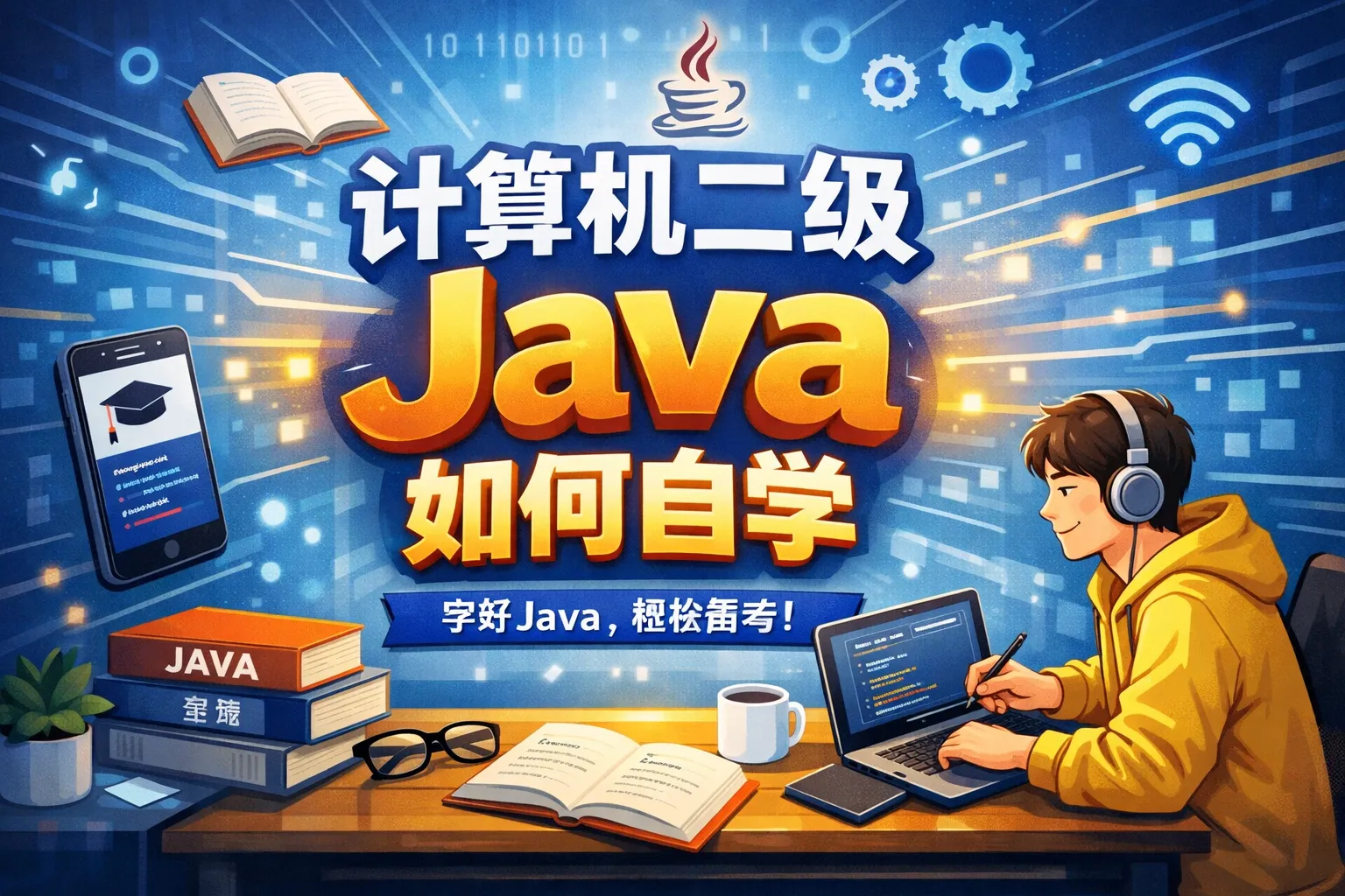 计算机二级java如何自学