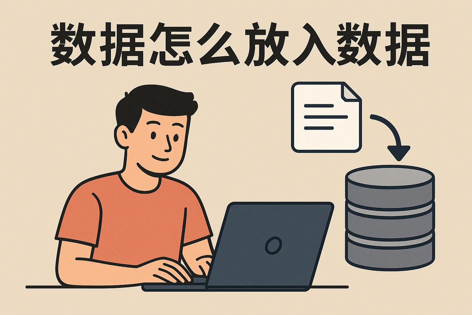 数据怎么放入数据库