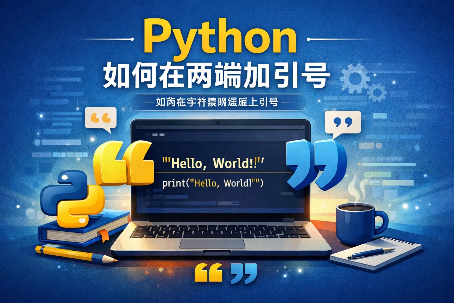 python如何在两端加引号