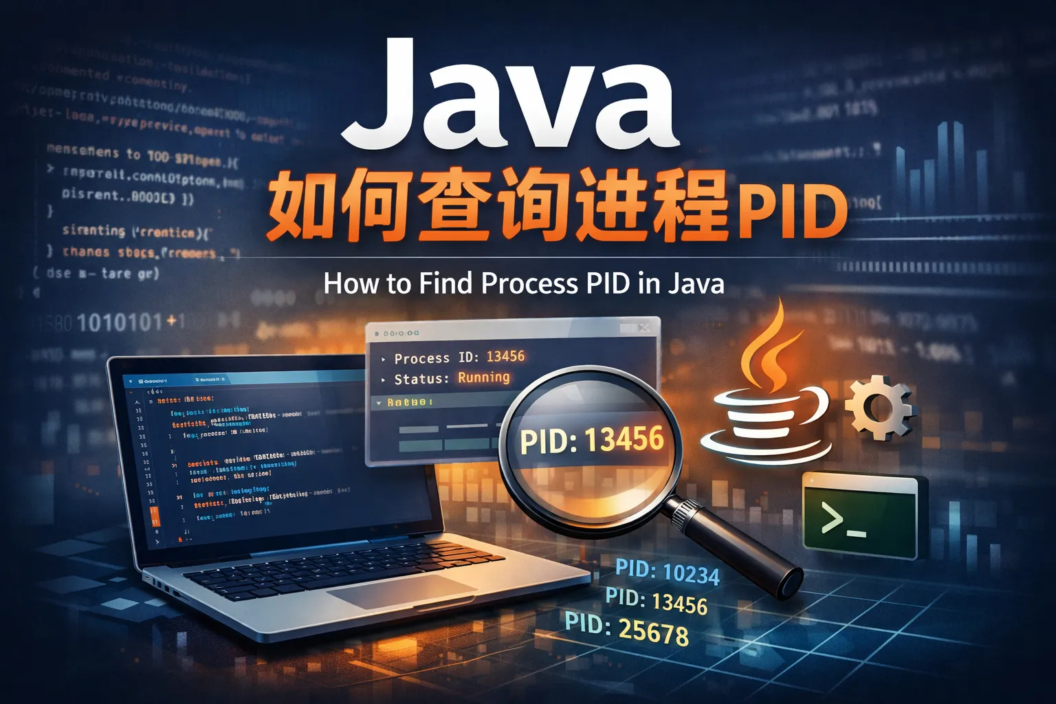 java如何查询进程pid