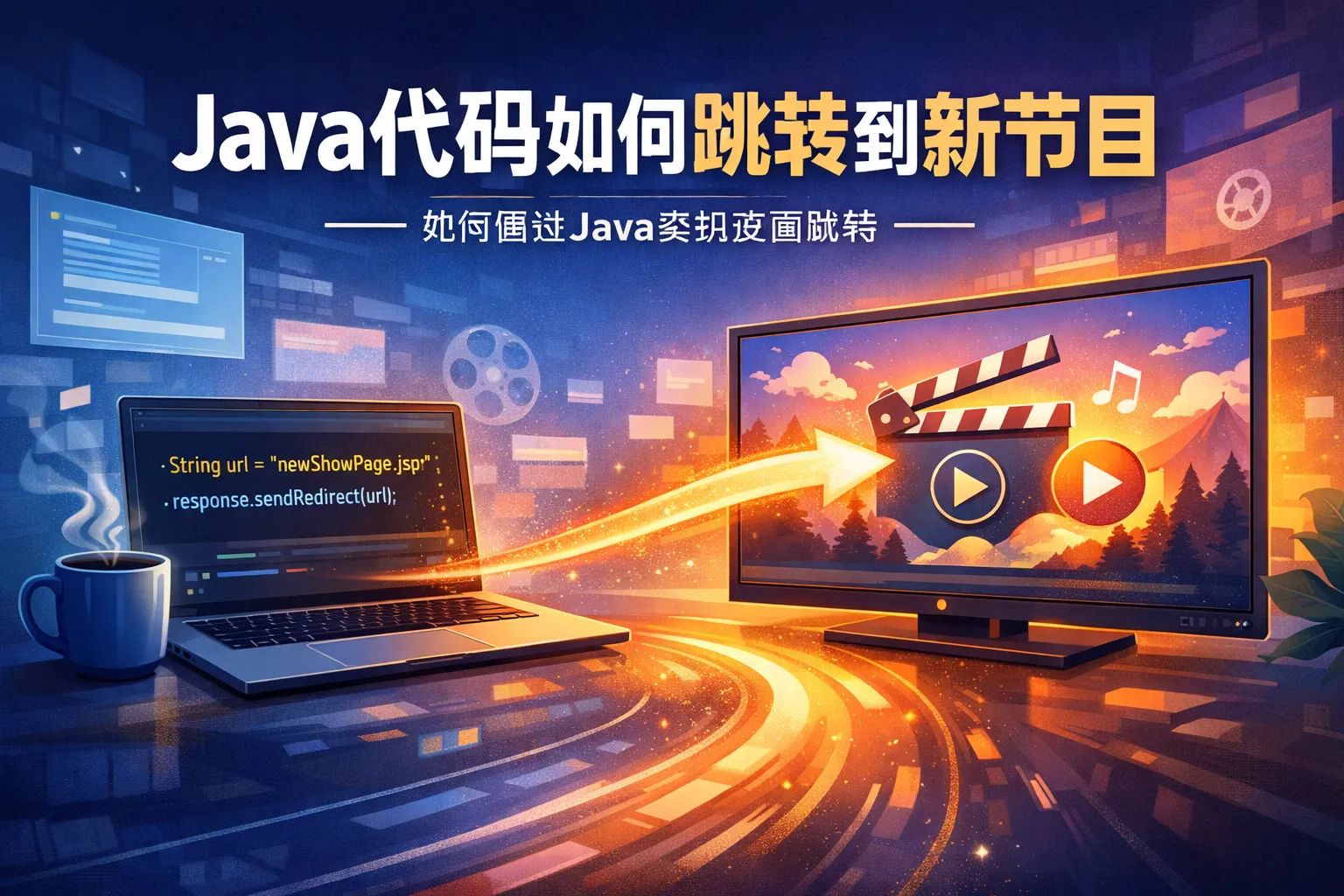 Java代码如何跳转到新节目