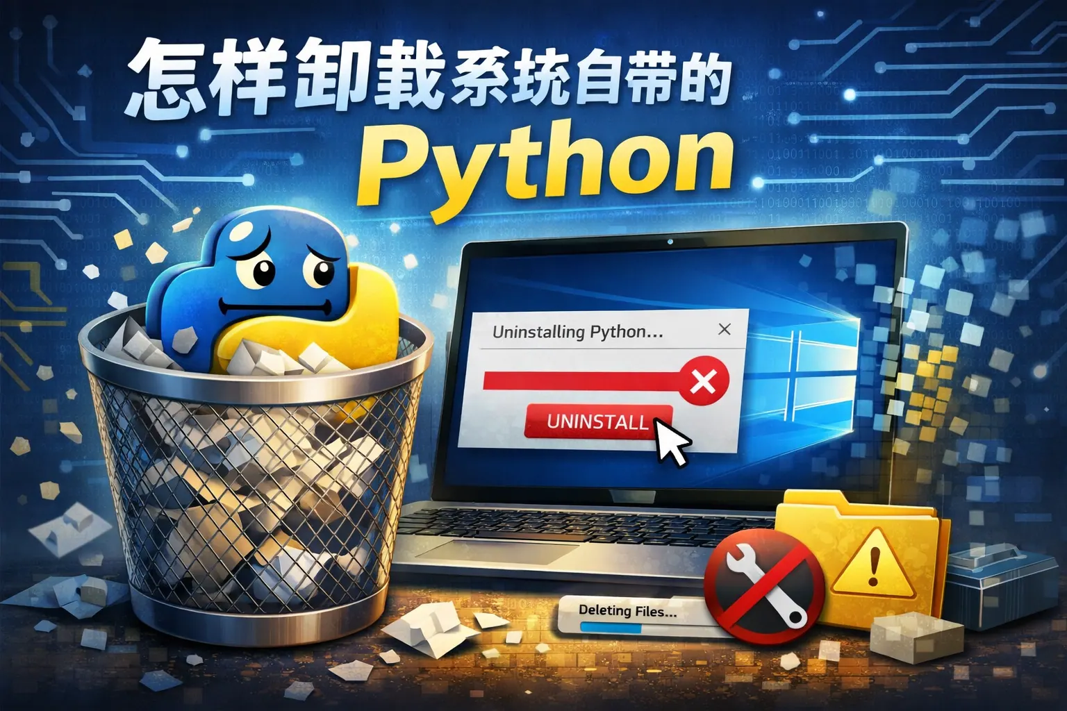 怎样卸载系统自带的Python