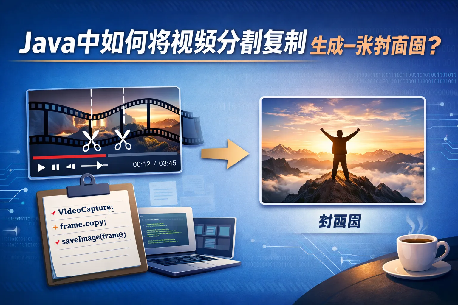 java中如何将视频分割复制