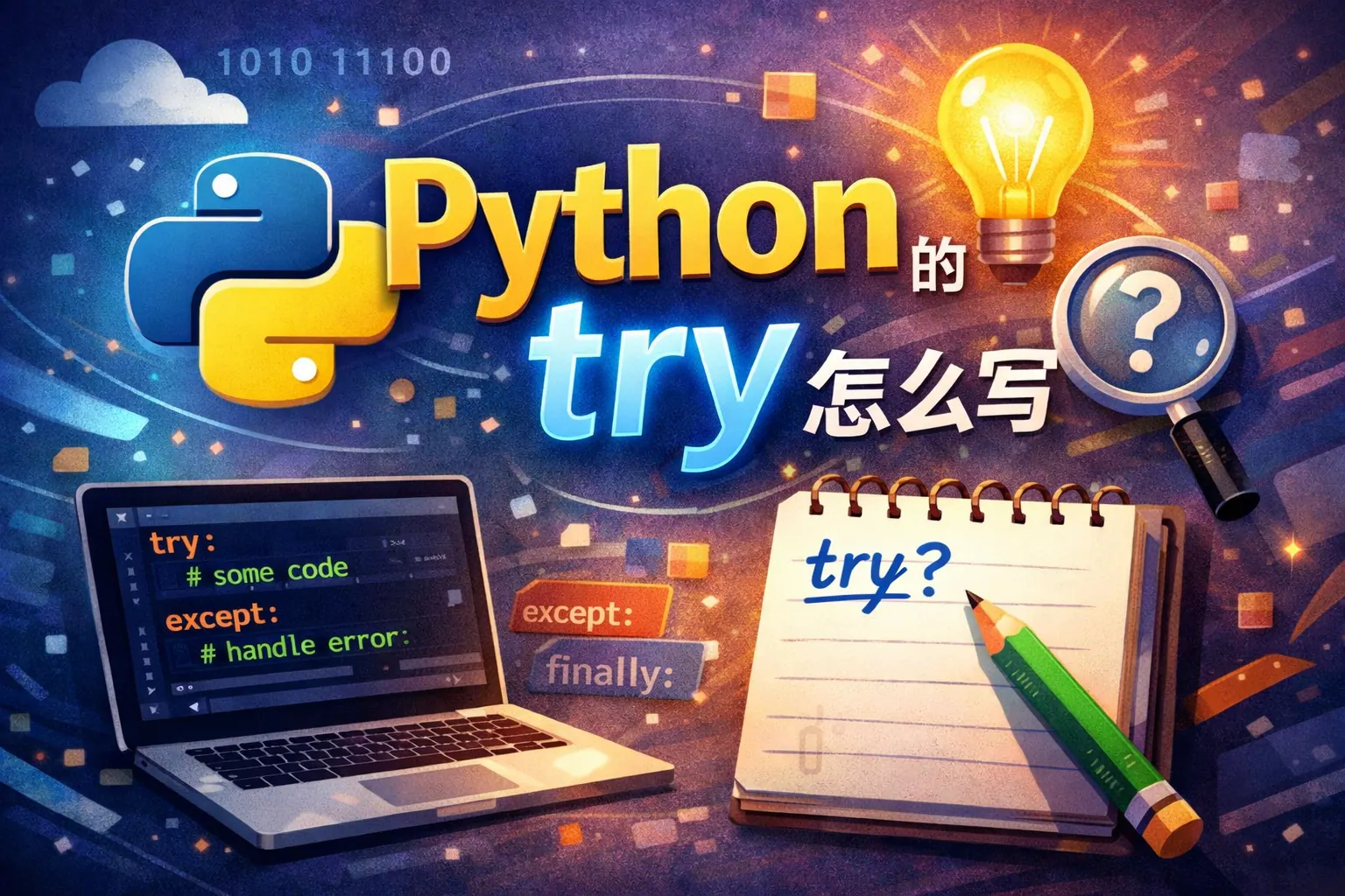 python的try 怎么写