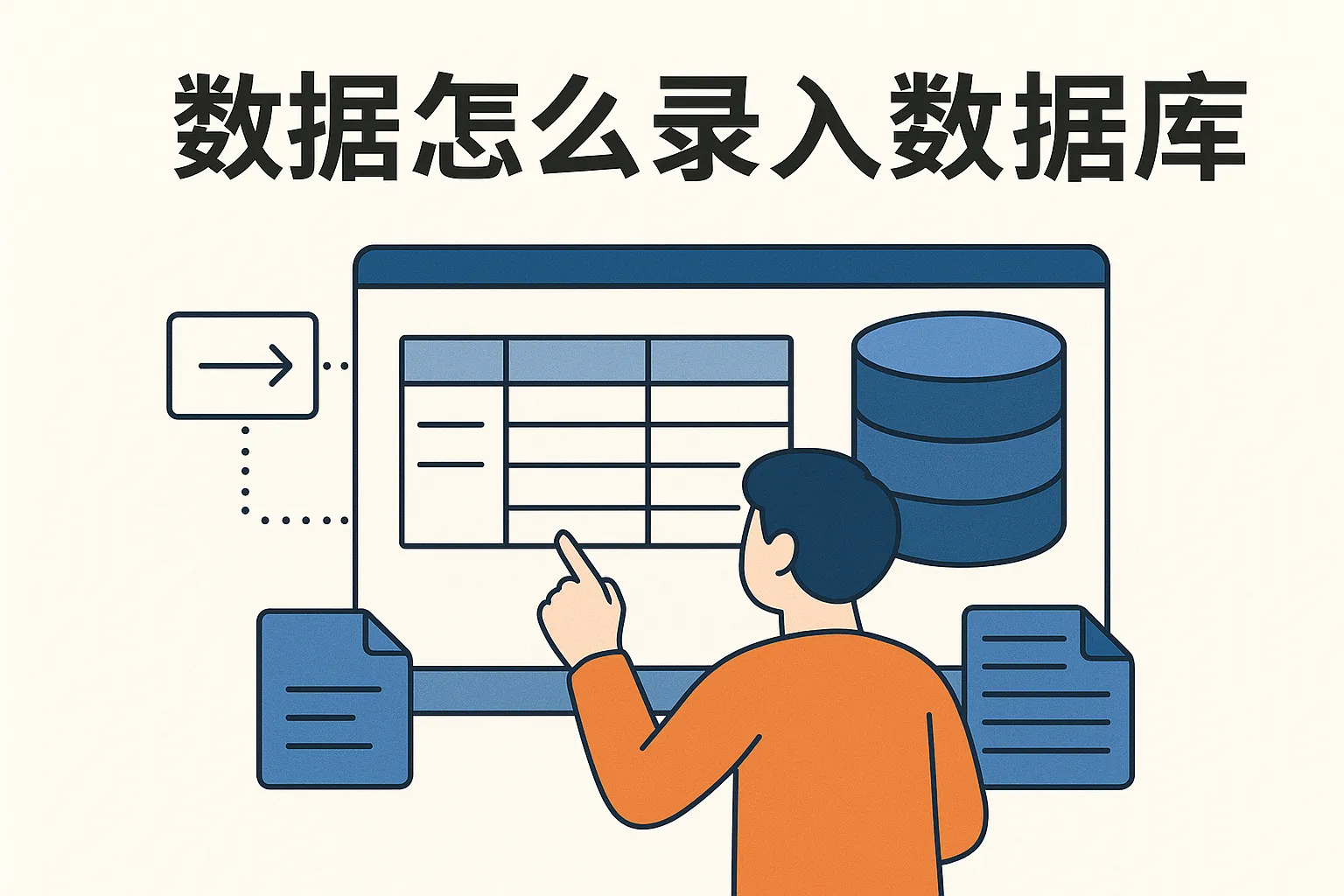 数据怎么录入数据库