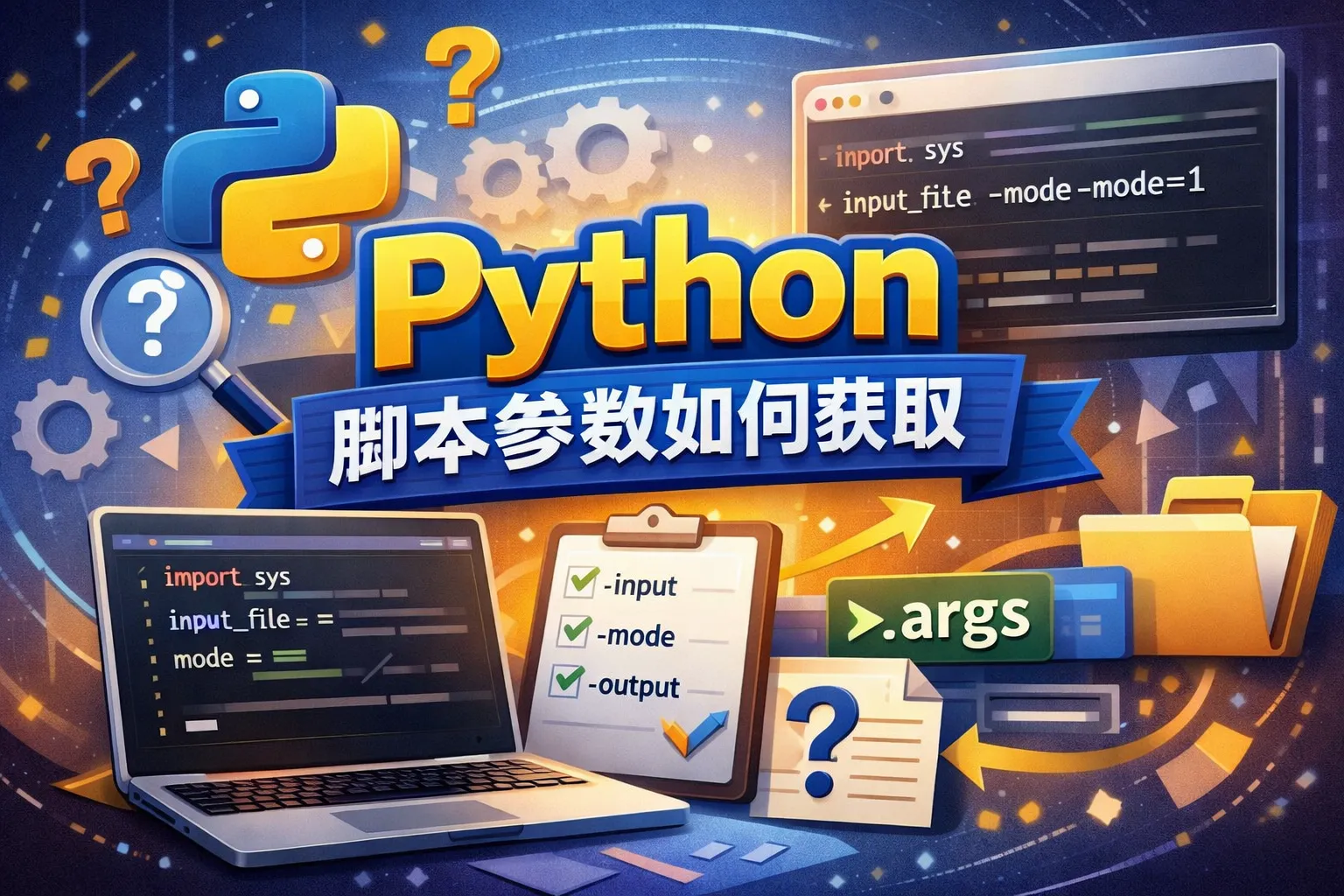 python脚本参数如何获取