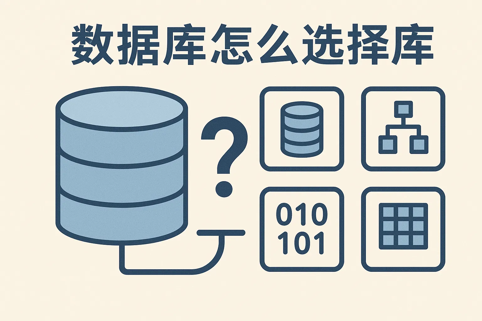 数据库怎么选择库