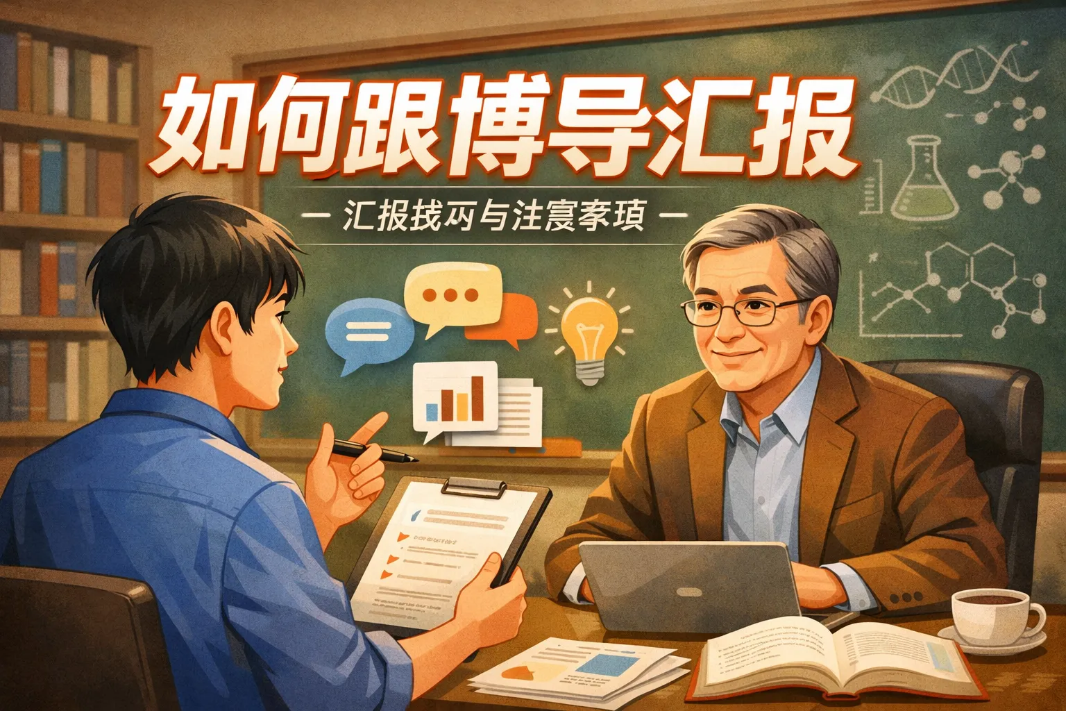 如何跟博导汇报