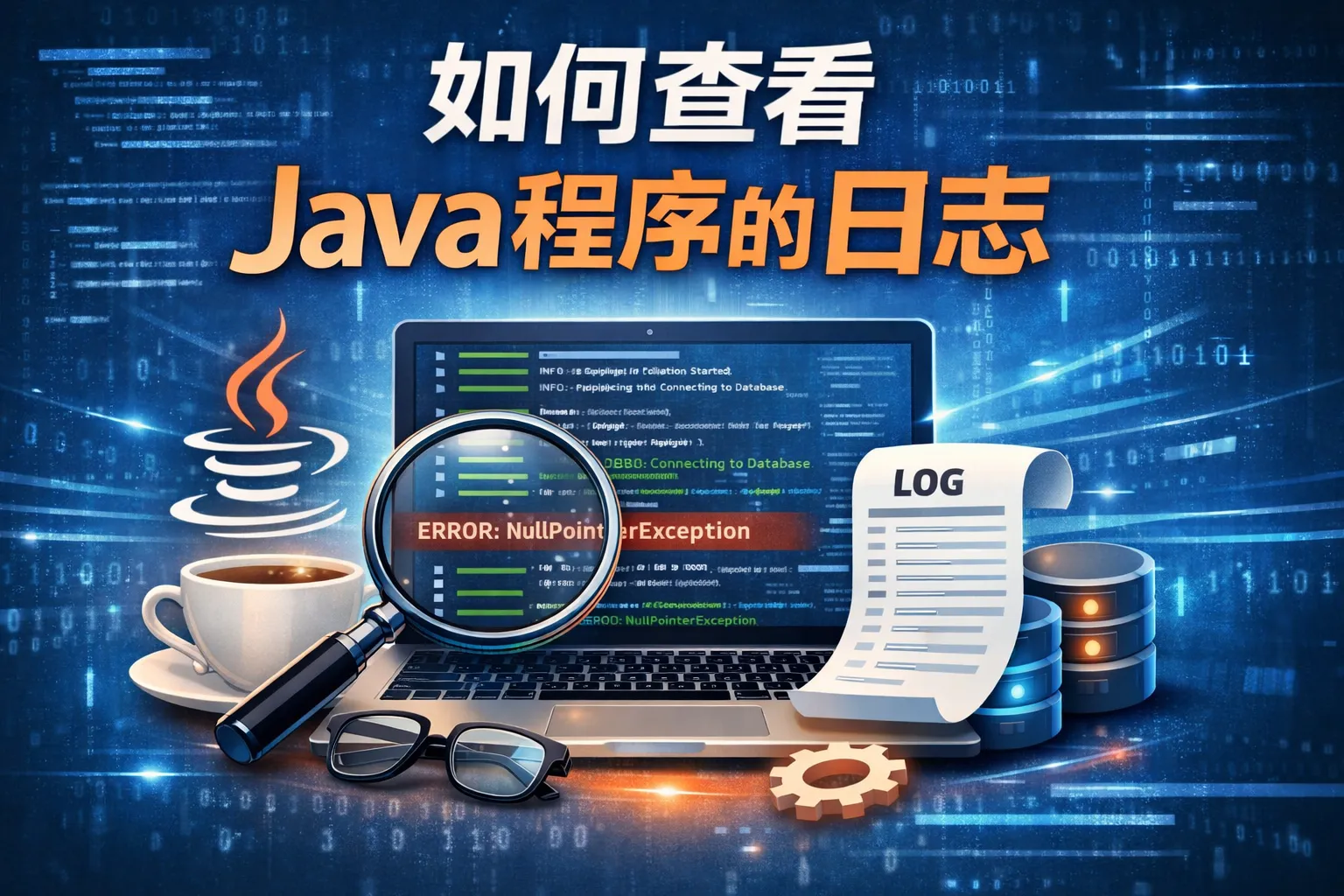 如何查看java程序的日志