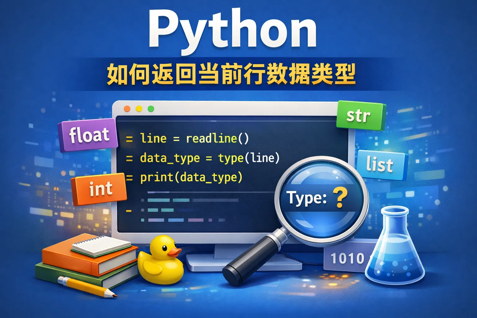 python 如何返回当前行数据类型