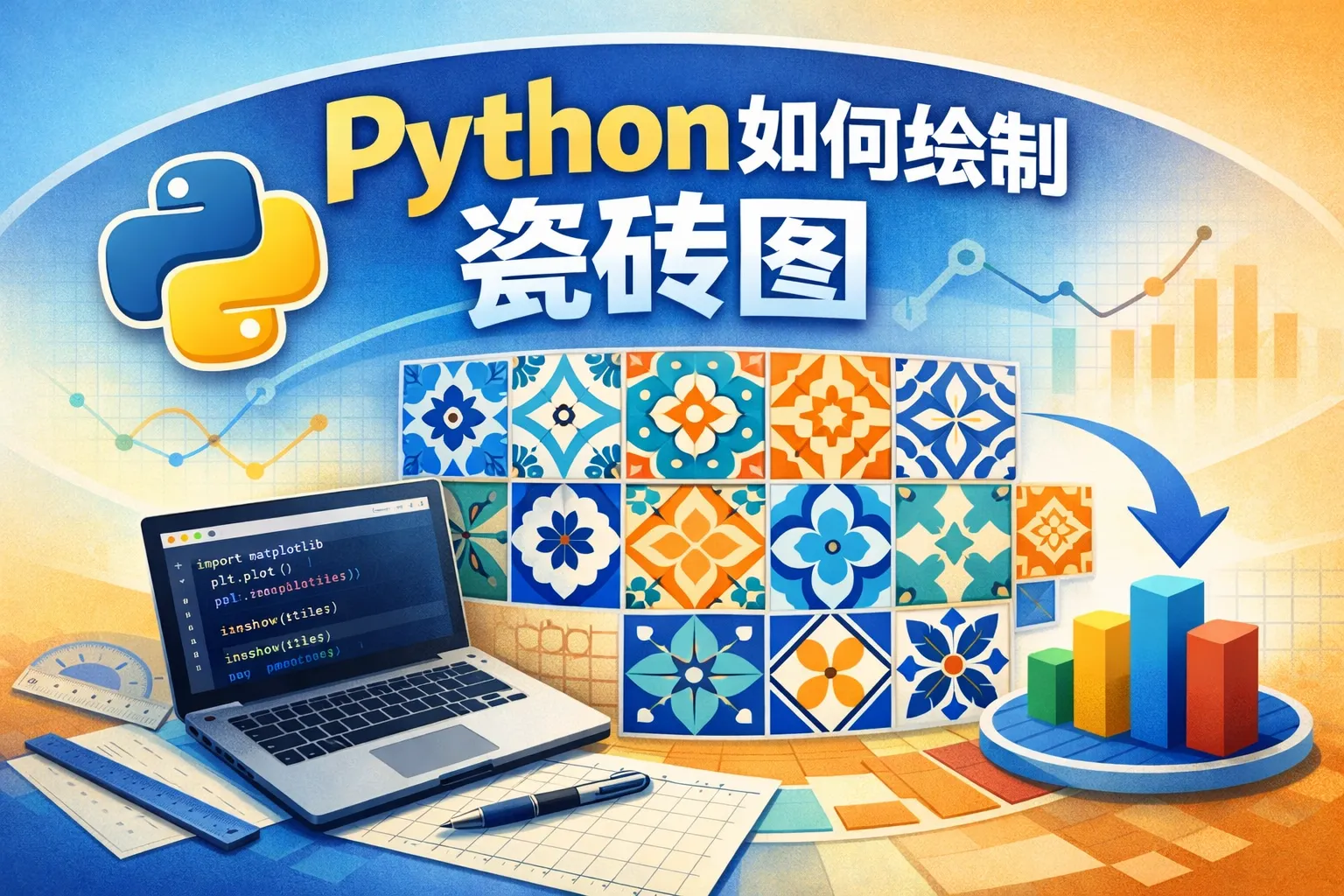 python如何绘制瓷砖图