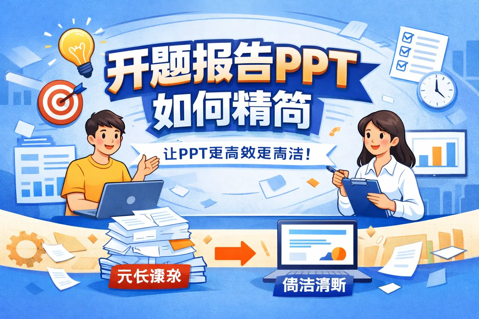 开题报告ppt如何精简