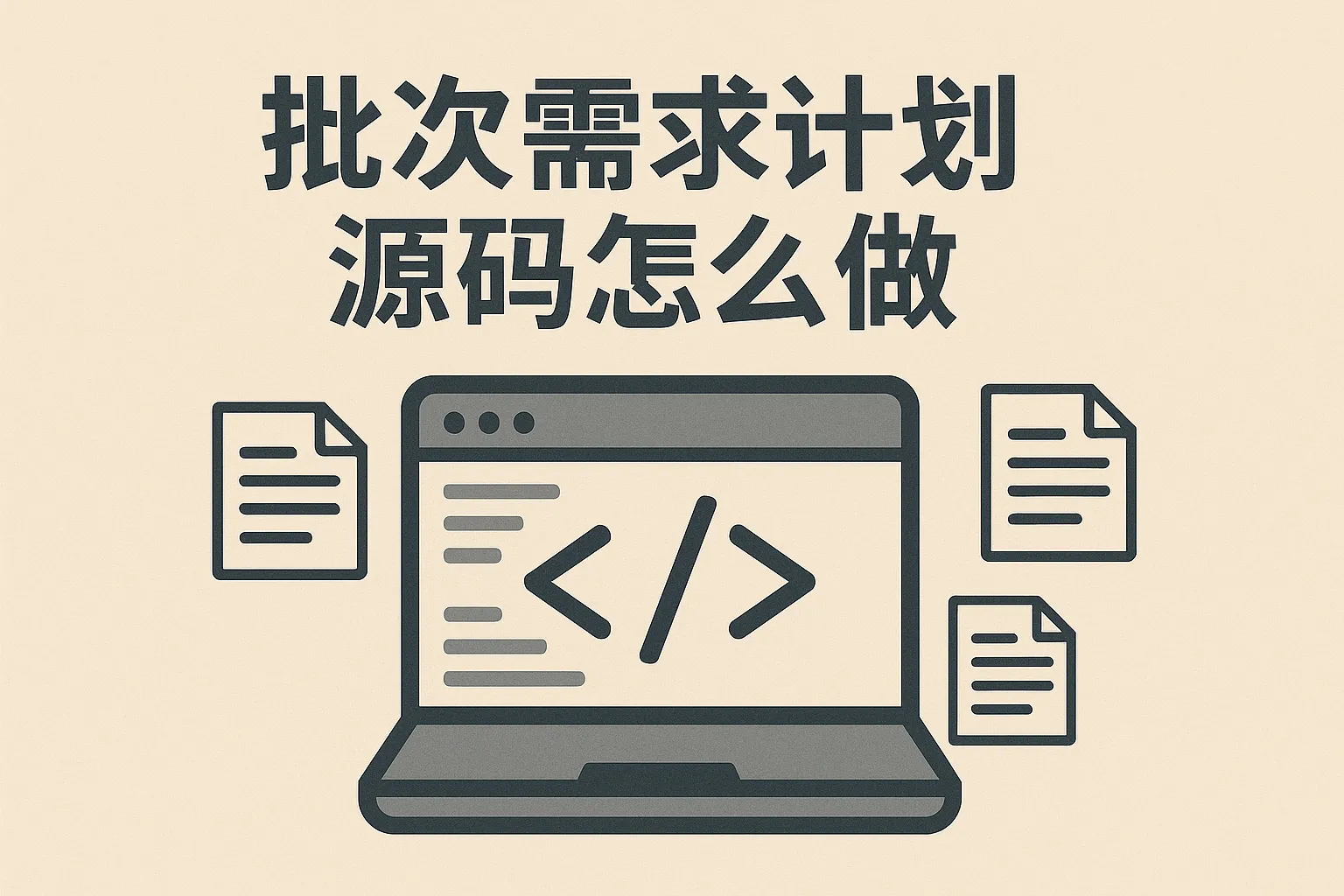 批次需求计划源码怎么做