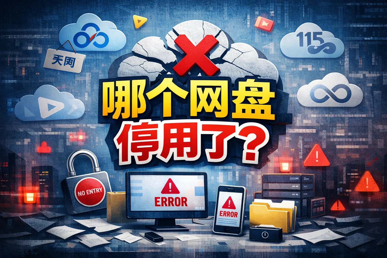 哪个网盘停用了