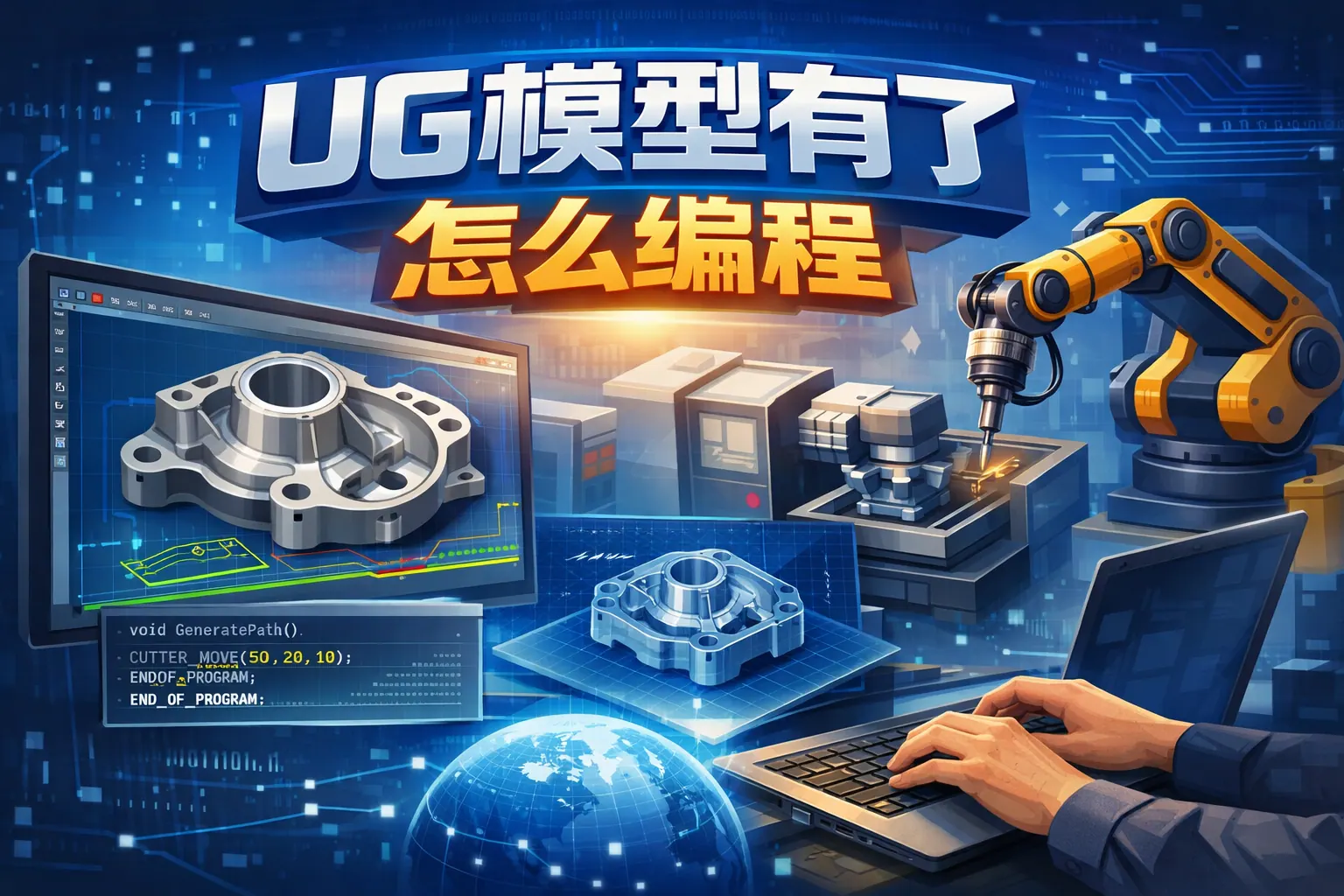 ug模型有了怎么编程
