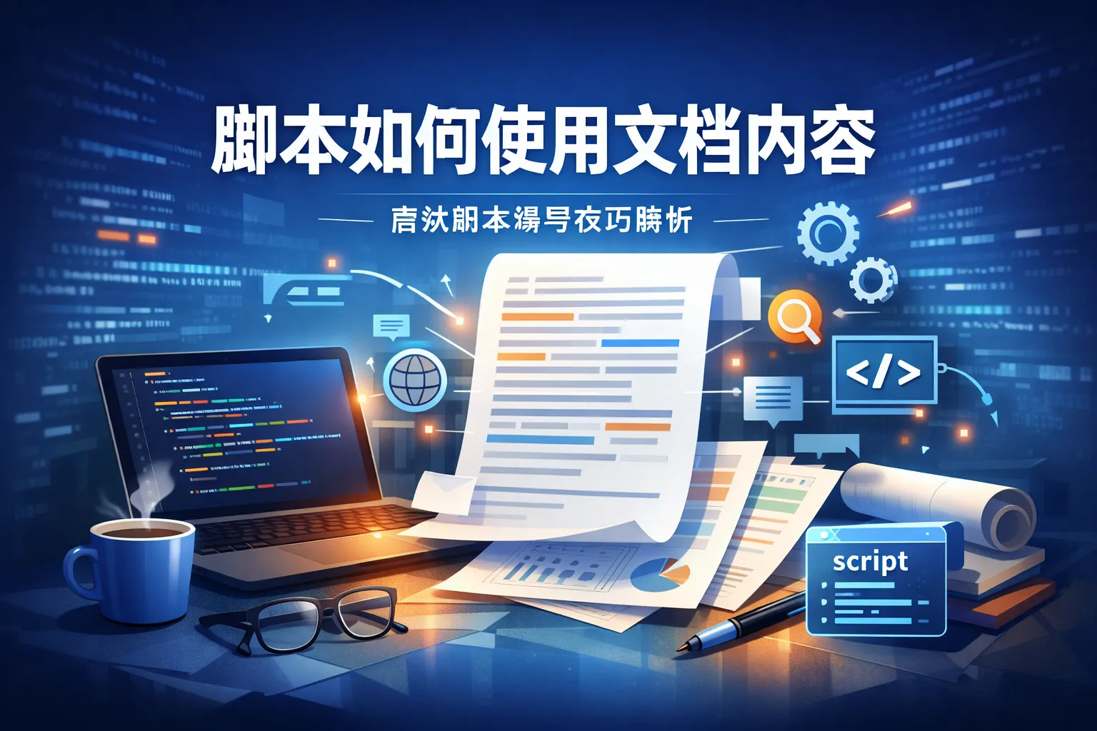 脚本如何使用文档内容
