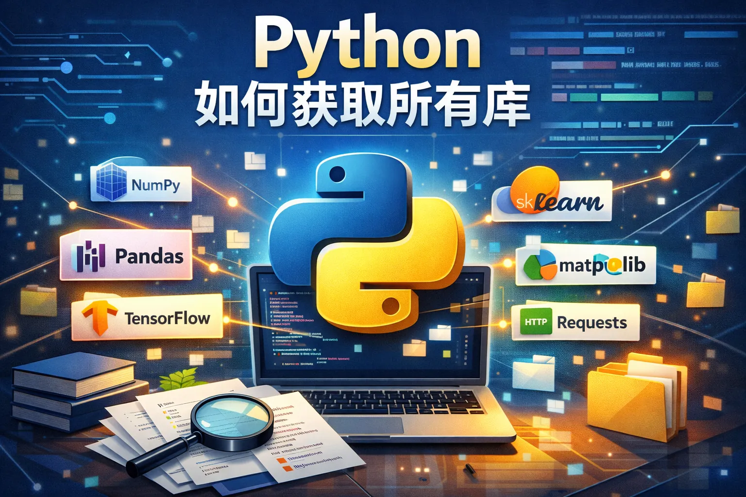python如何获取所有库