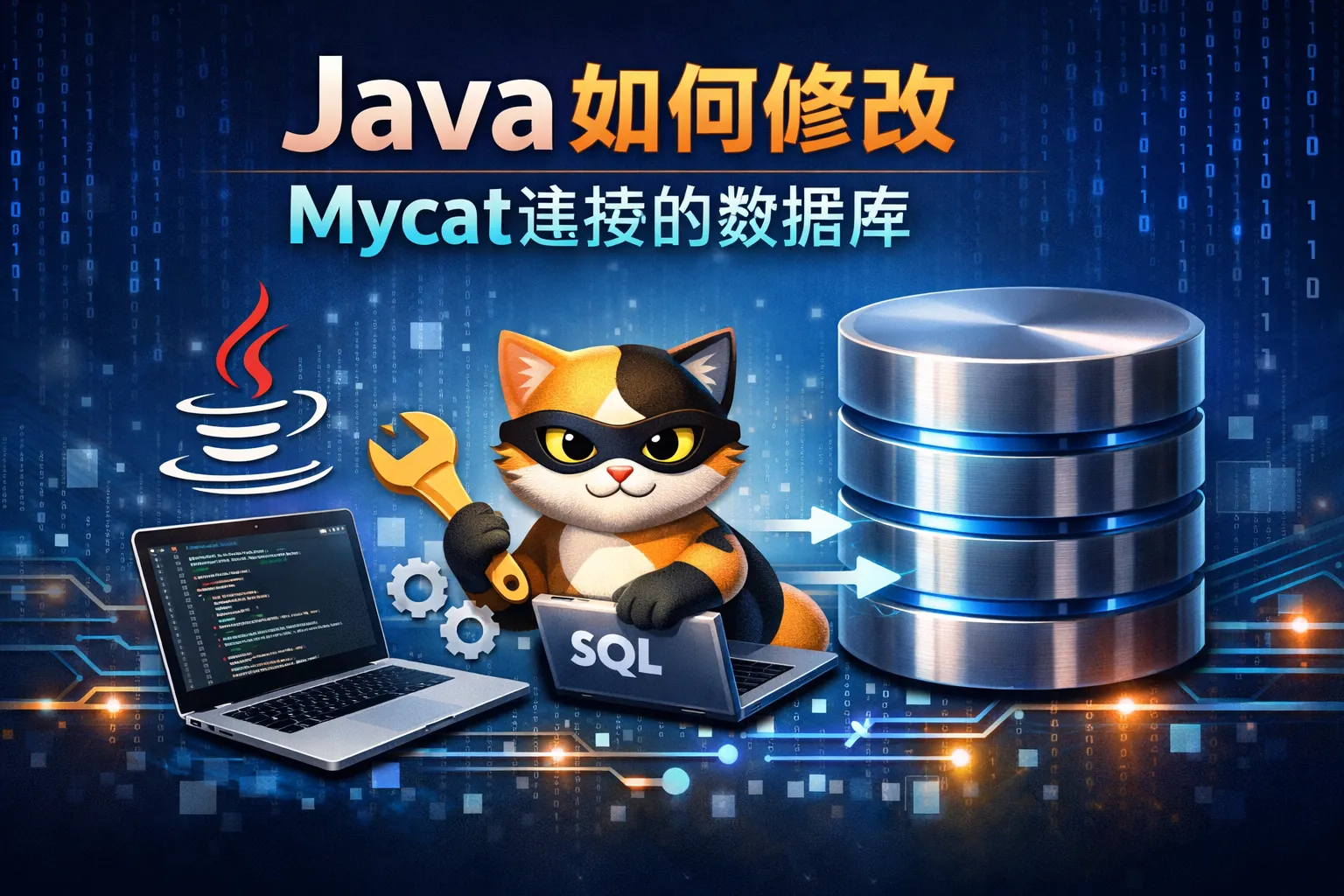 java如何修改mycat连接的数据库