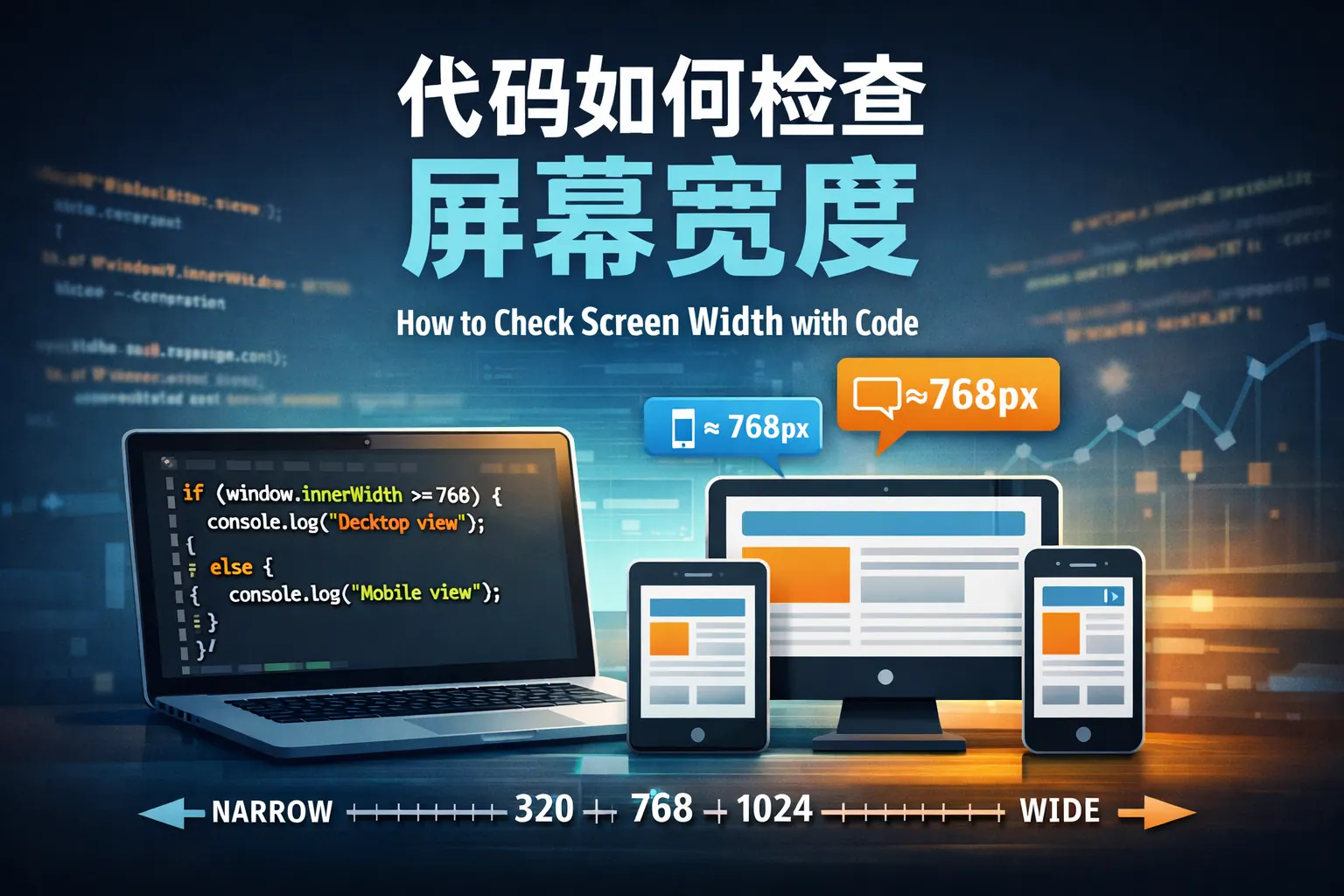 代码如何检查屏幕宽度