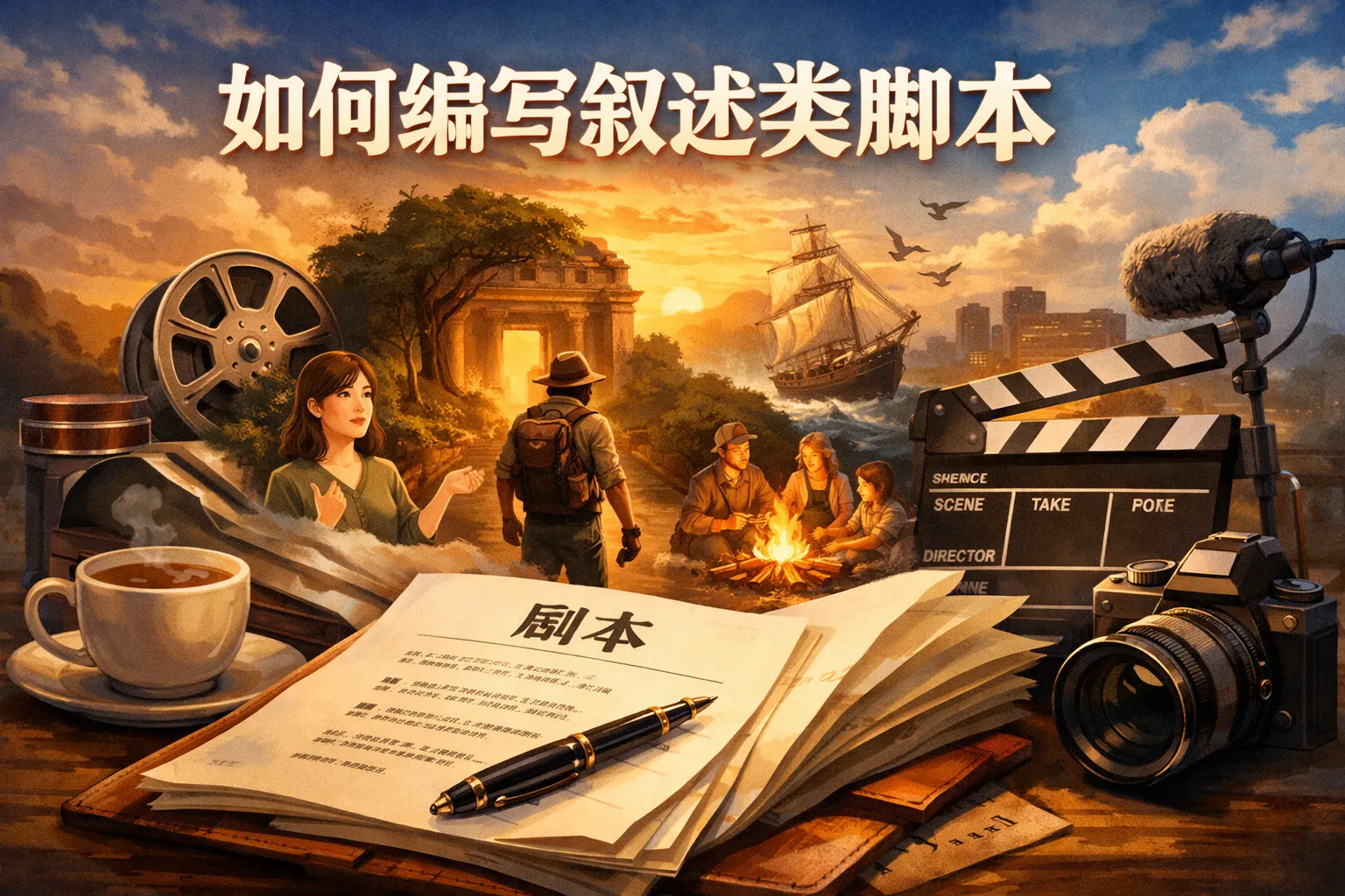 如何编写叙述类脚本