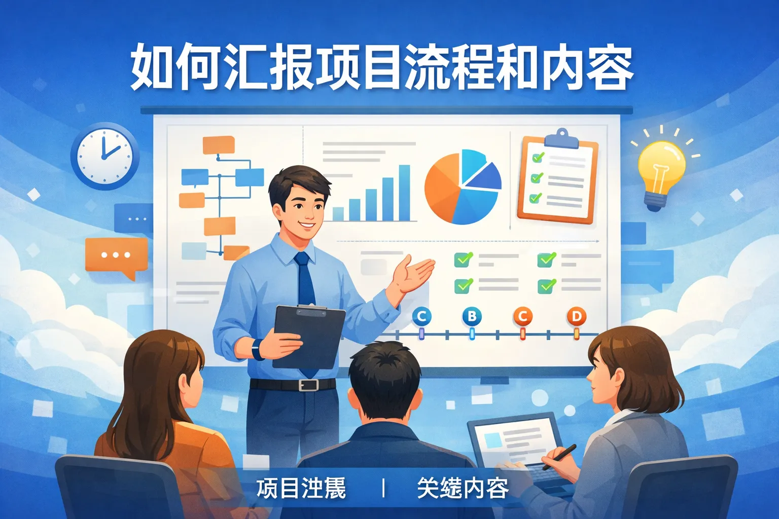 如何汇报项目流程和内容
