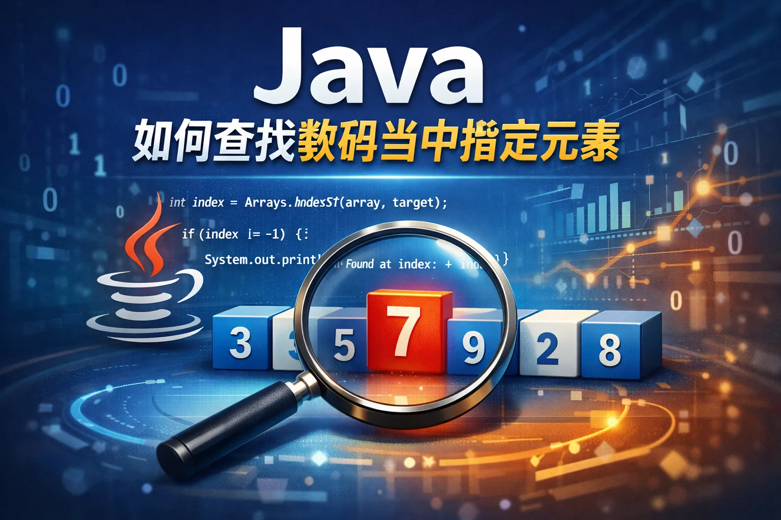 java如何查找数组当中指定元素