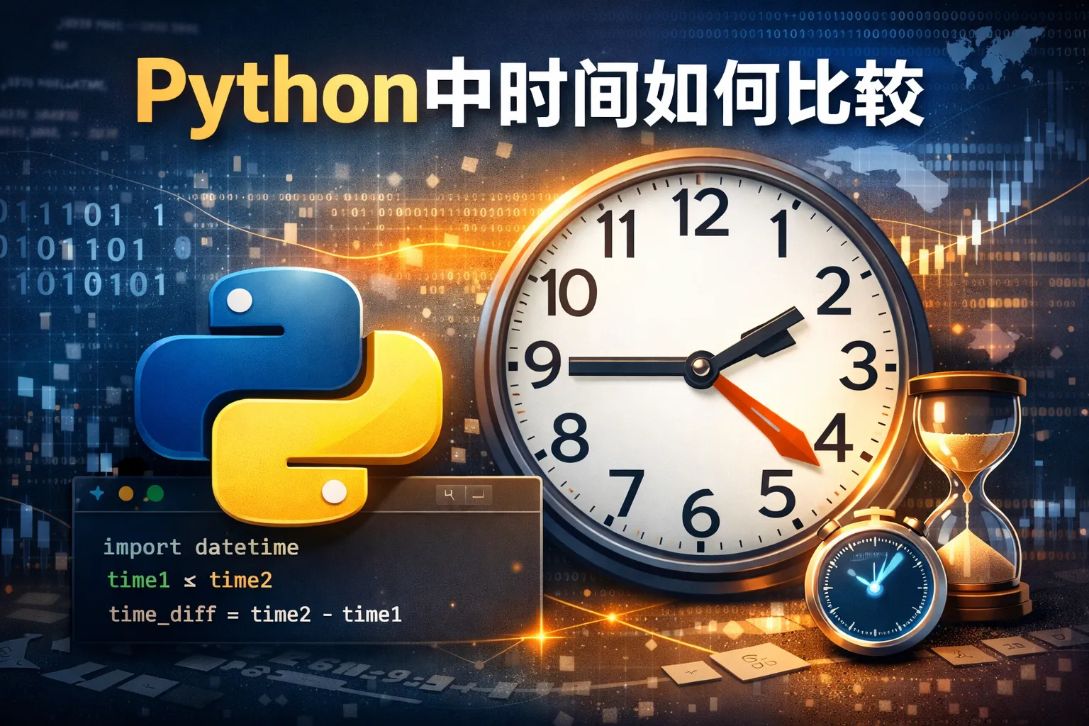 python中时间如何比较
