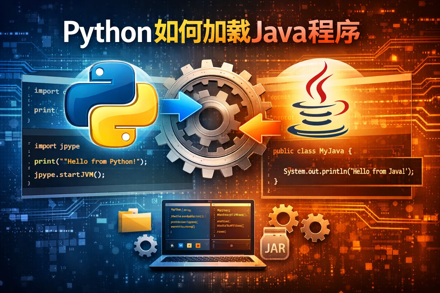 Python如何加载java程序