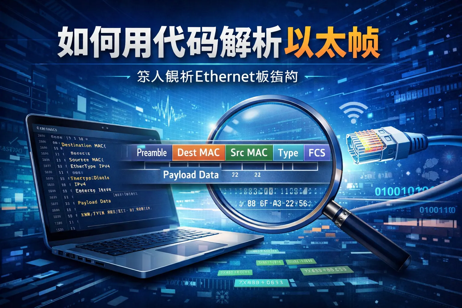 如何用代码解析以太帧