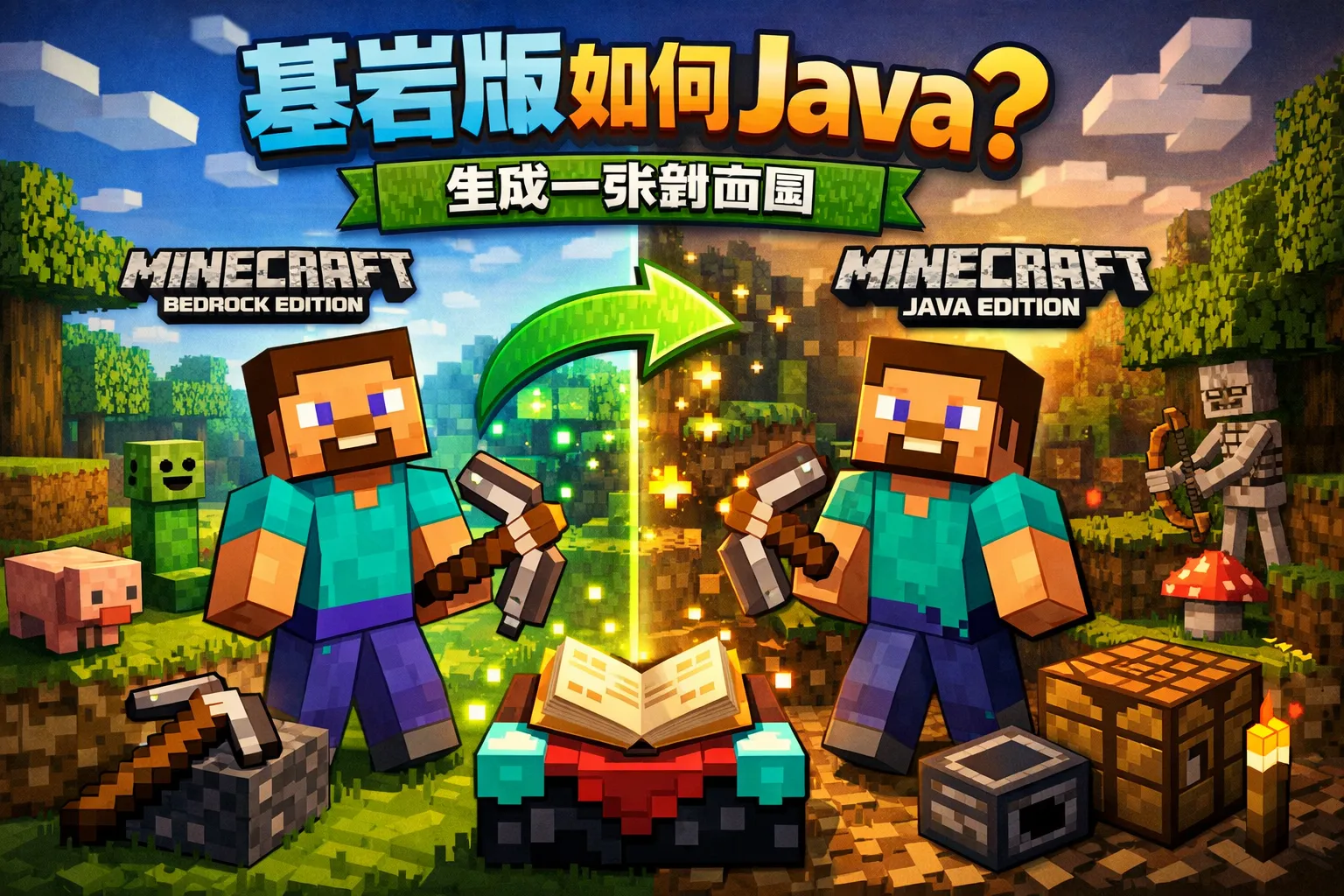 基岩版如何仿java