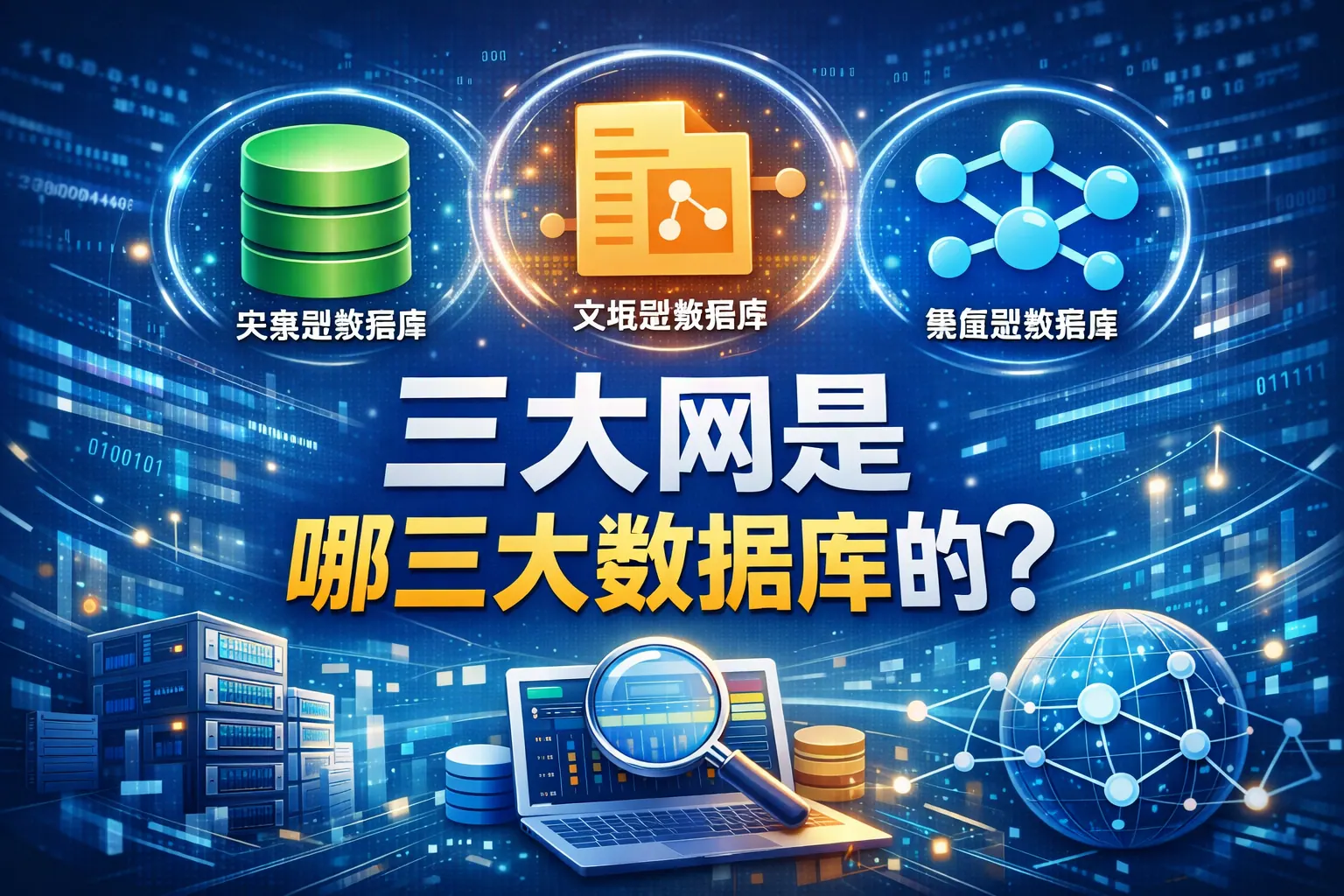 三大网是哪三大数据库的