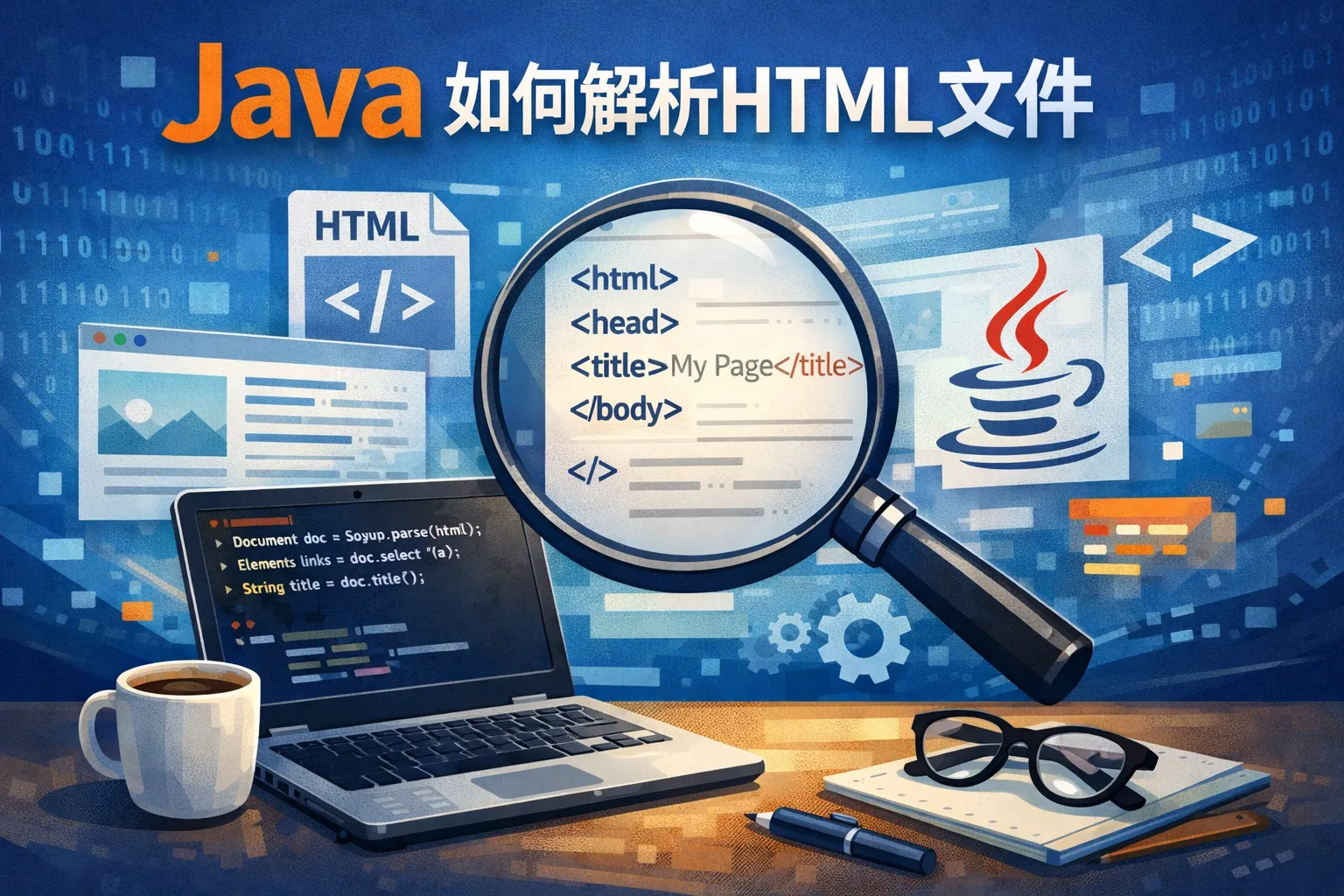 java如何解析html文件