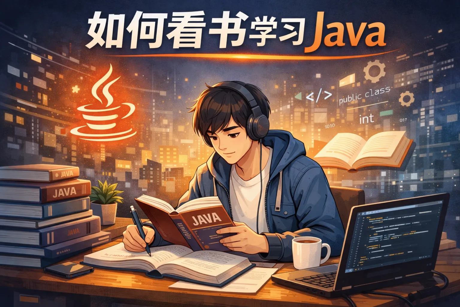 如何看书学习java