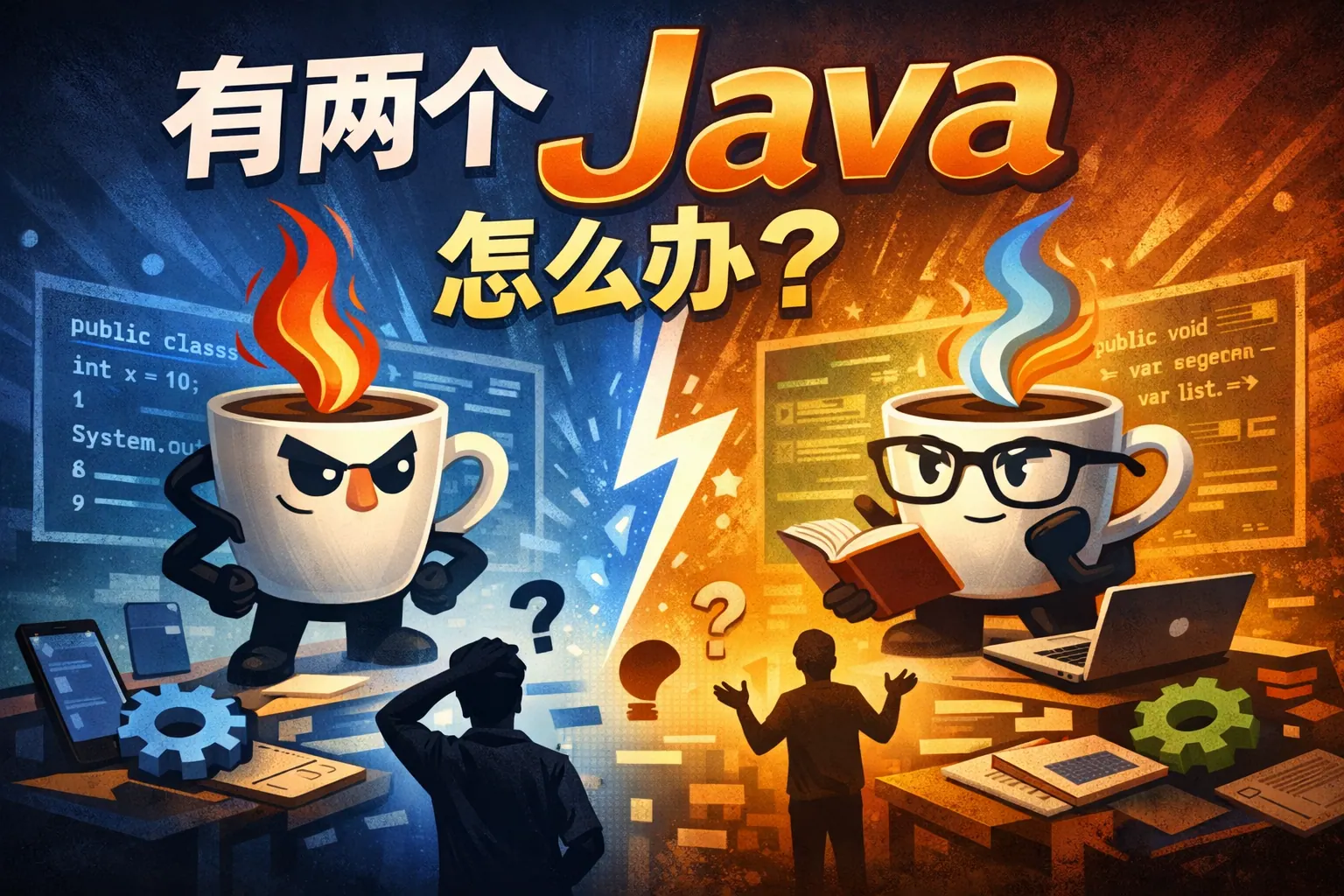 有两个java怎么办