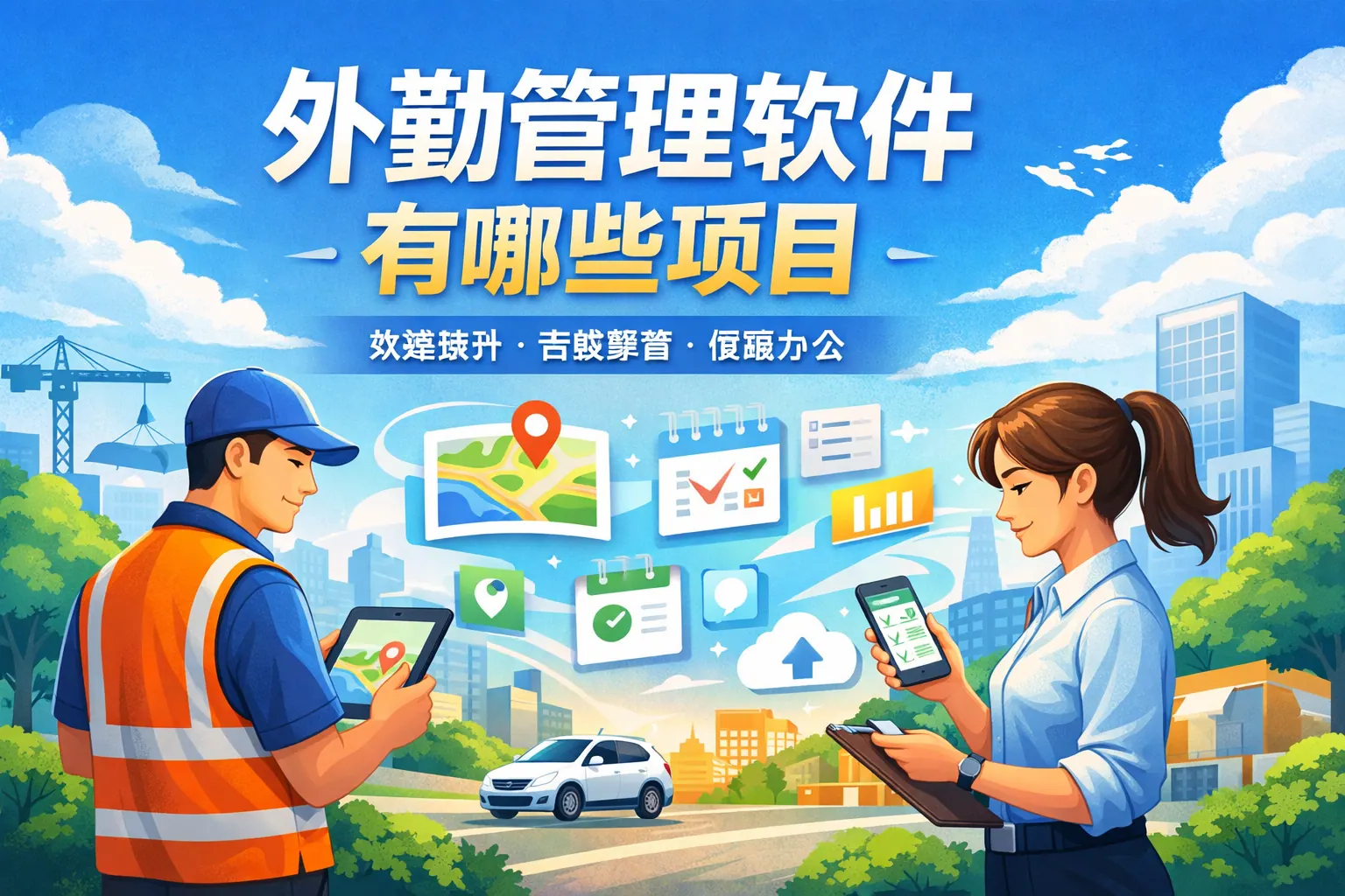 外勤管理软件有哪些项目